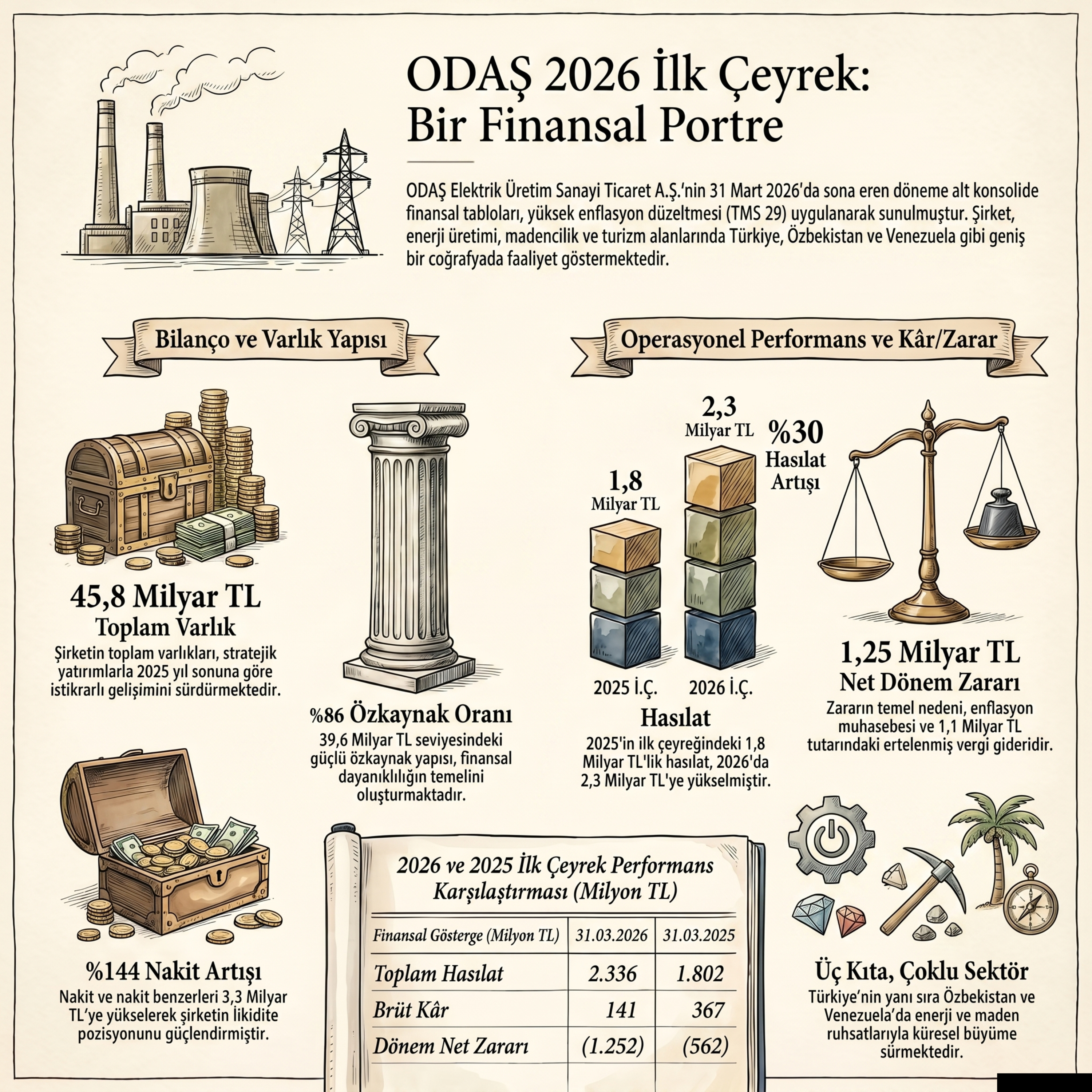 ODAŞ 2026 Q1 Bilanço Analizi: Rekor Nakit Artışı ve Kur Farkı Etkisi episode artwork