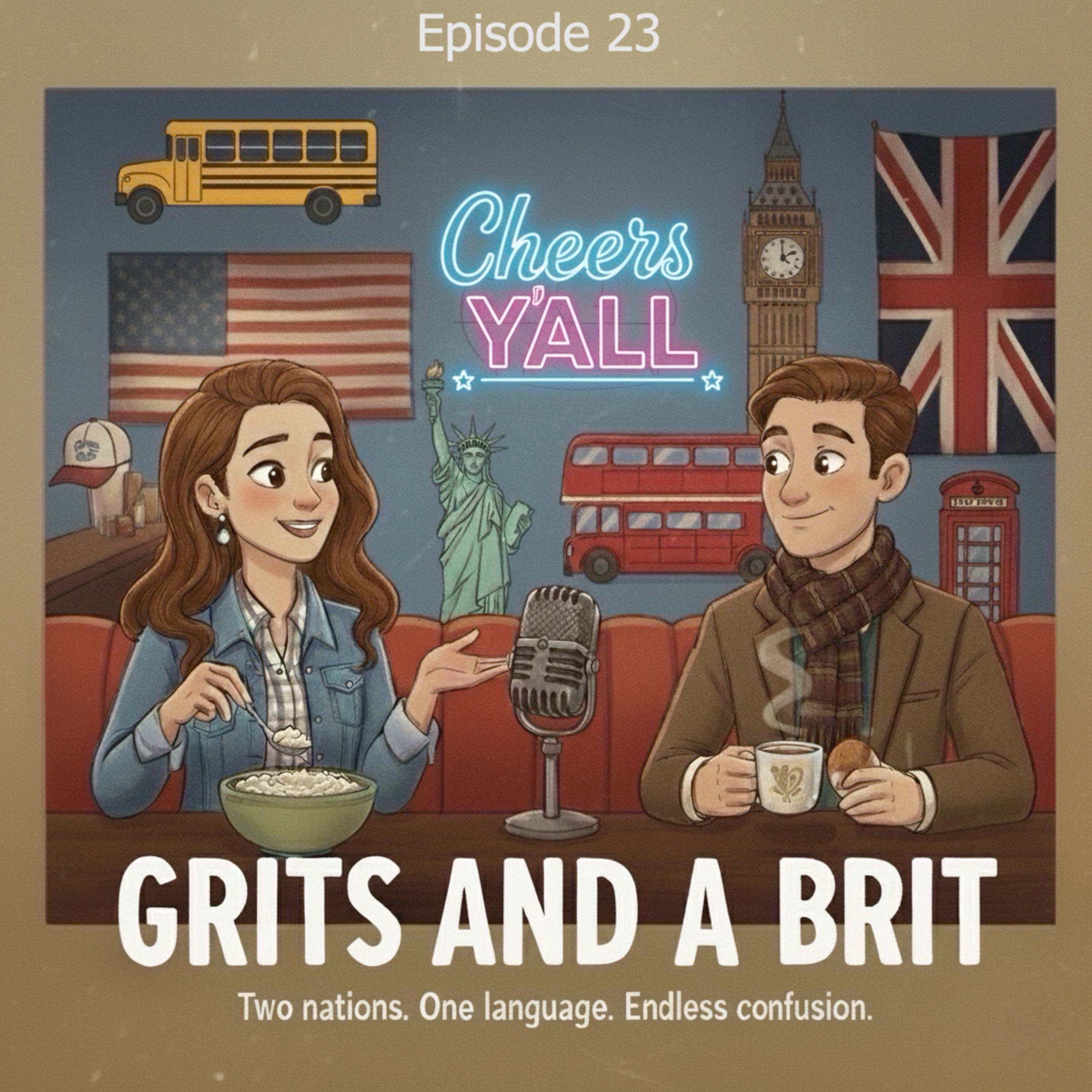Ep23: Welcome to America. Here's your bucket of soda. episode artwork