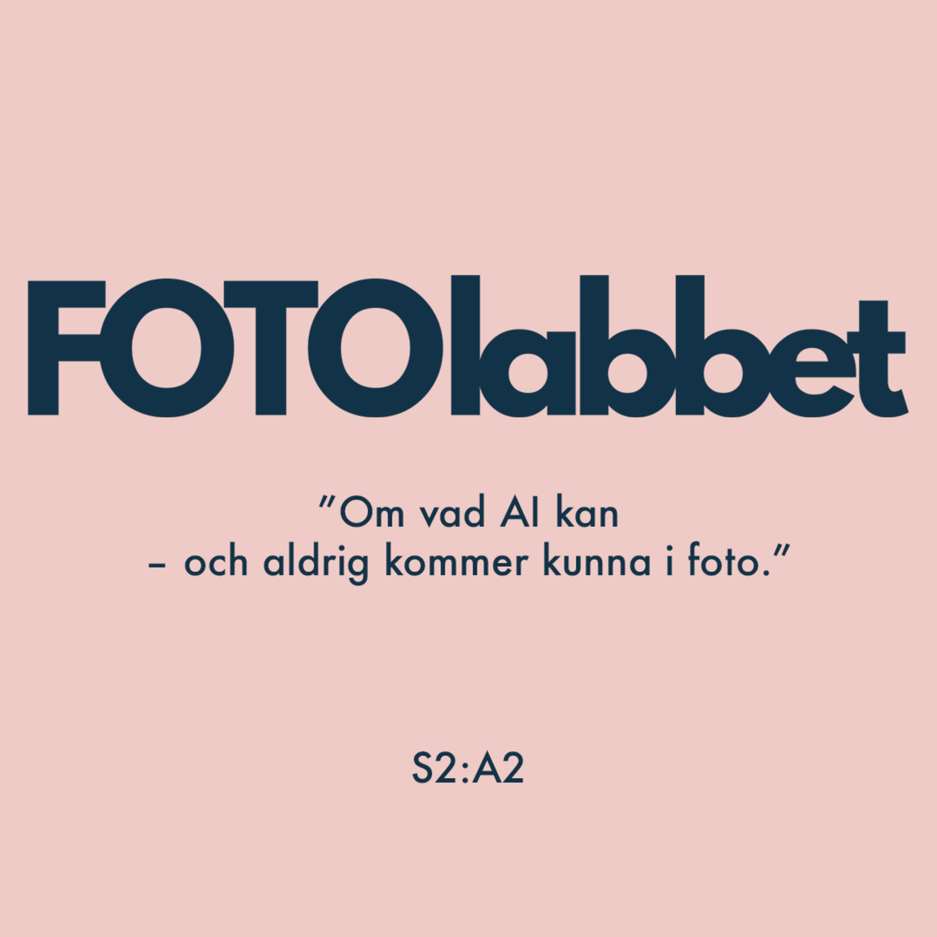 S2:A2 Om vad AI kan – och aldrig kommer kunna i foto. episode artwork
