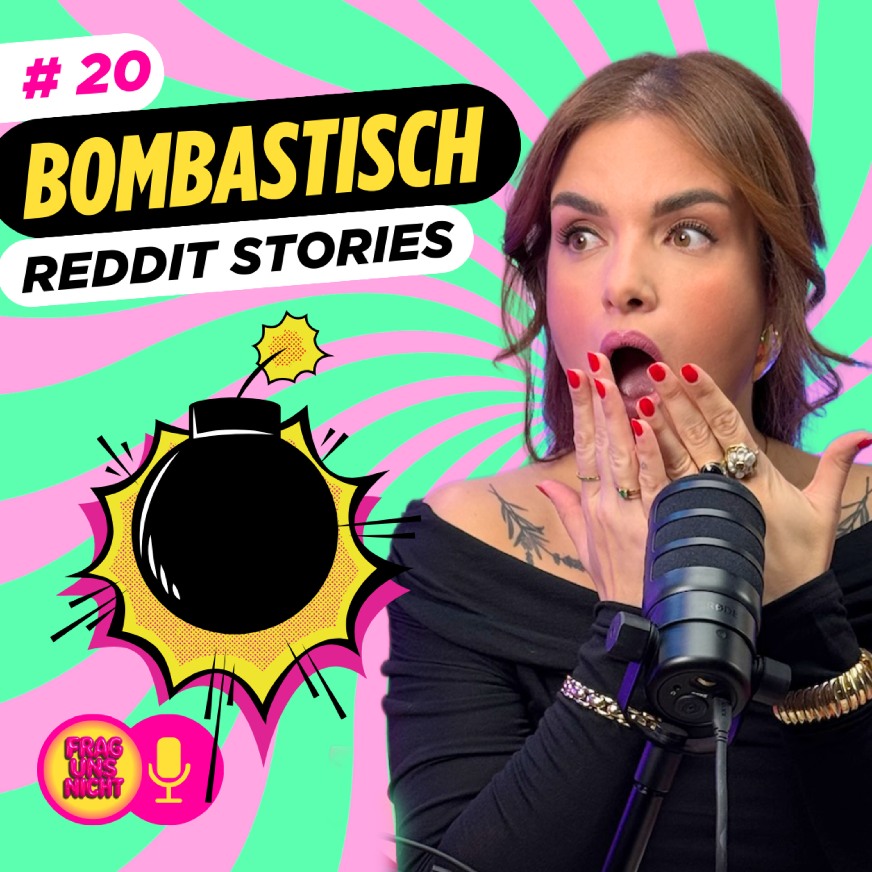  #20 Bombastisch! Reddit Stories: Fluchtpläne, Outing-Drama und Flacherdler im Realitätsverlust episode artwork