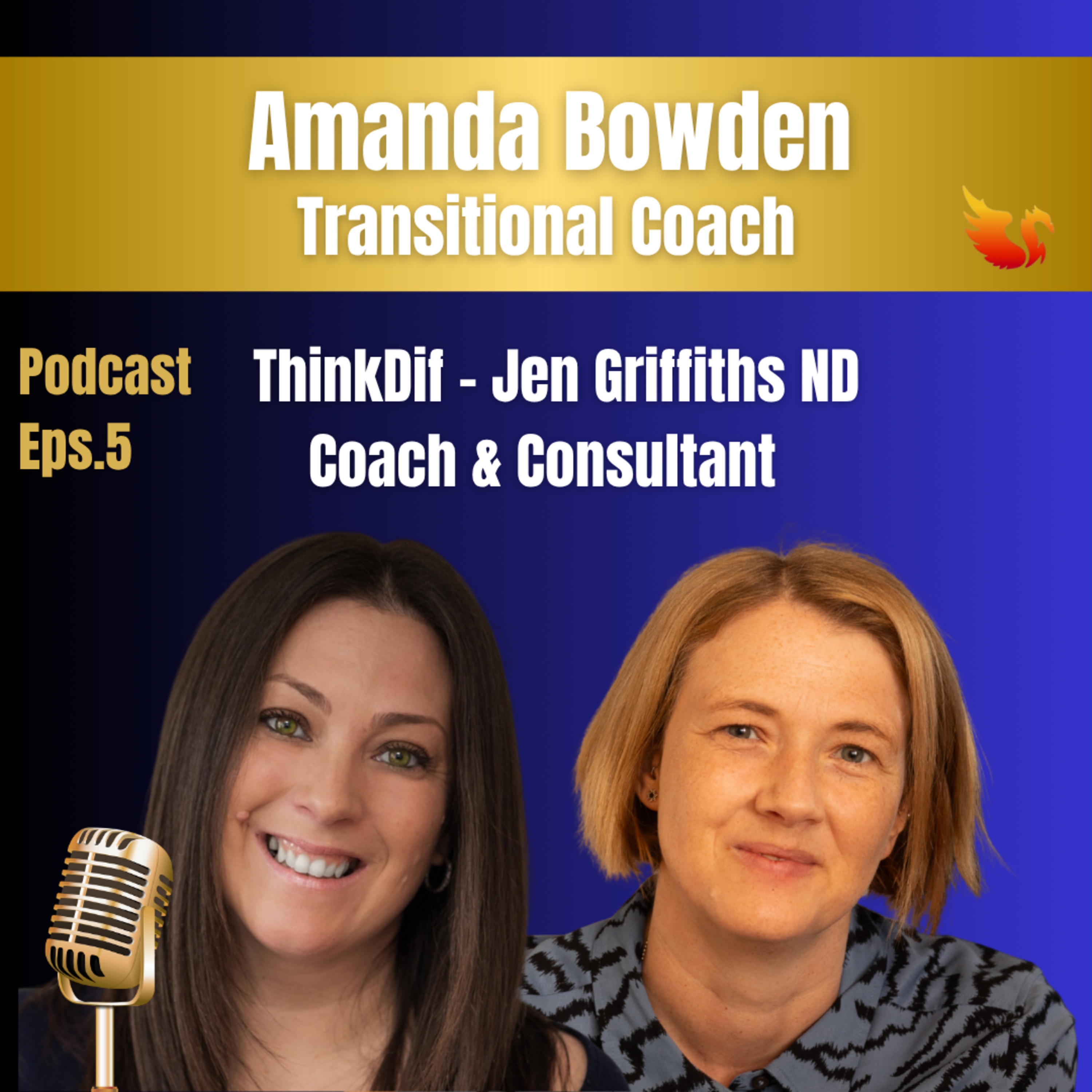 ThinkDIF. with Jen Griffthis ND Coach & Consultant episode artwork