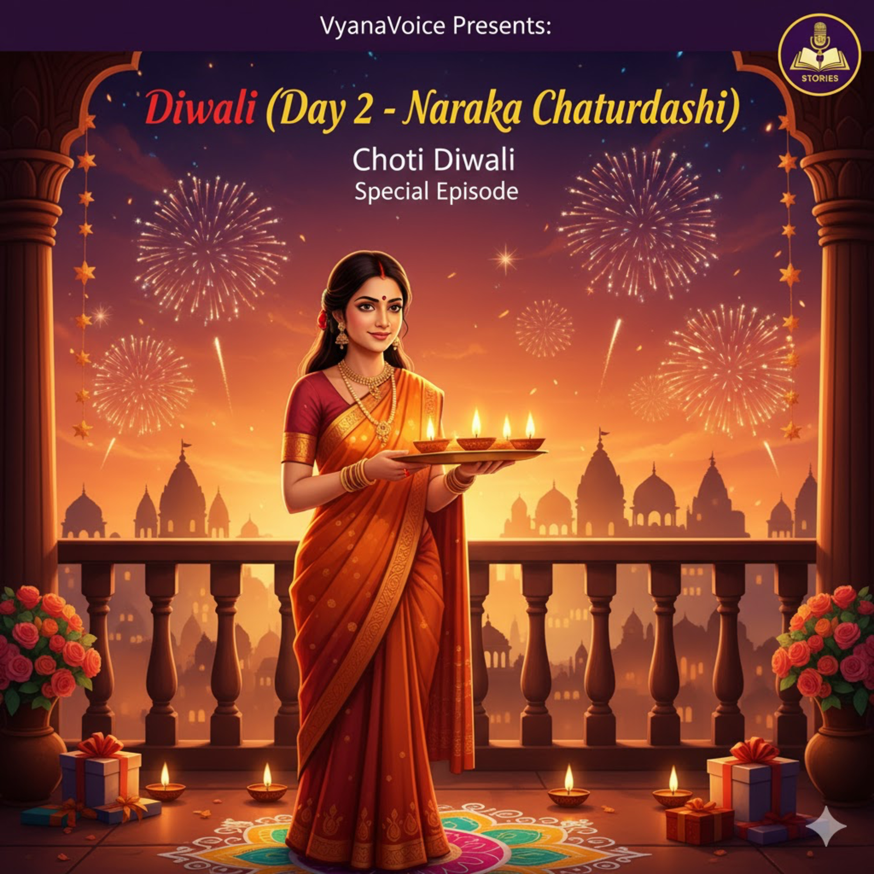 S9 | Ep5 | Chhoti Diwali पर क्यों लगाते हैं उबटन और जलाते हैं 14 दीपक? My Experience | VyanaVoice | Hindi Stories episode artwork