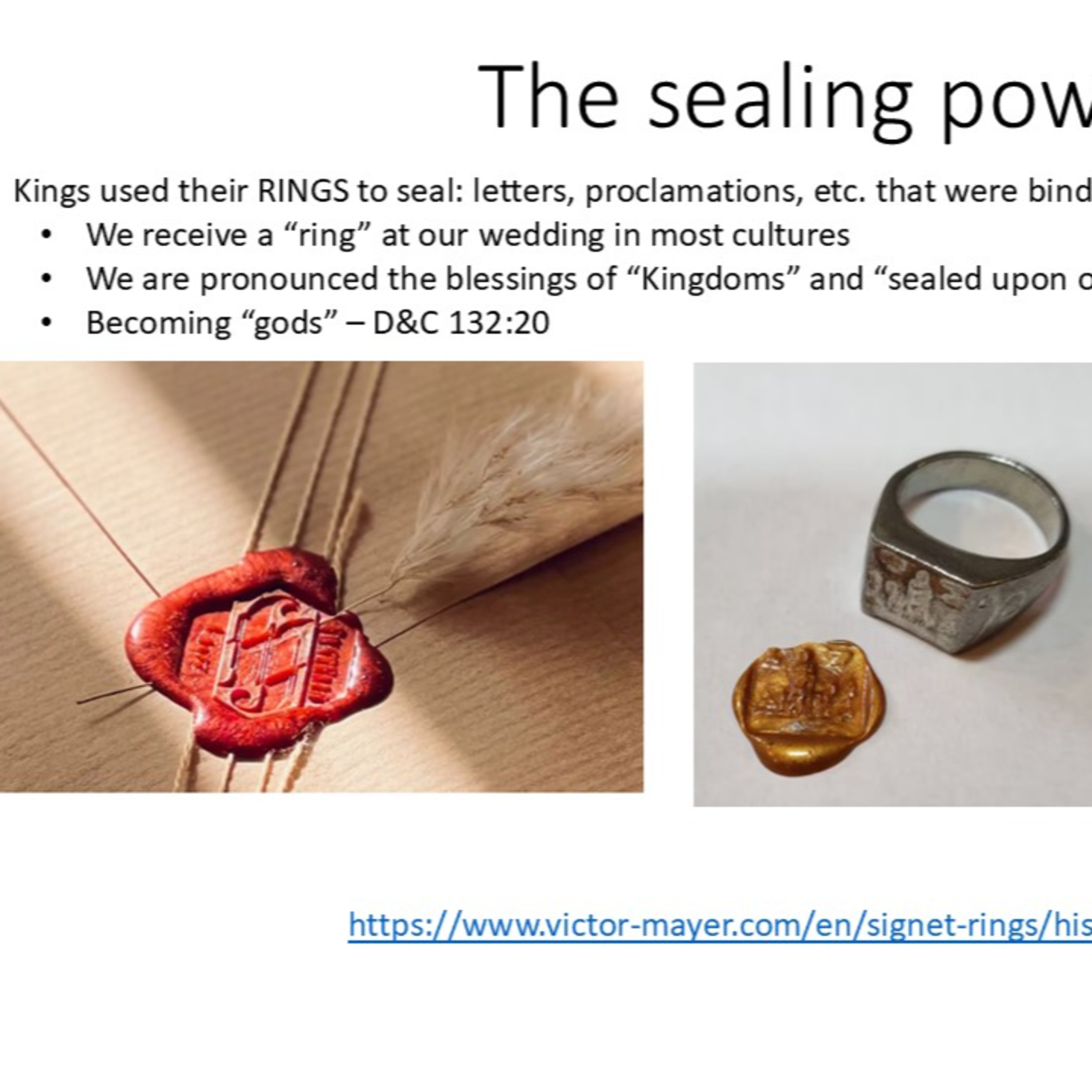 Video # 37b-2 - Part 2 of 2 - The sealing power: portions for both Men & Women in all the world! episode artwork
