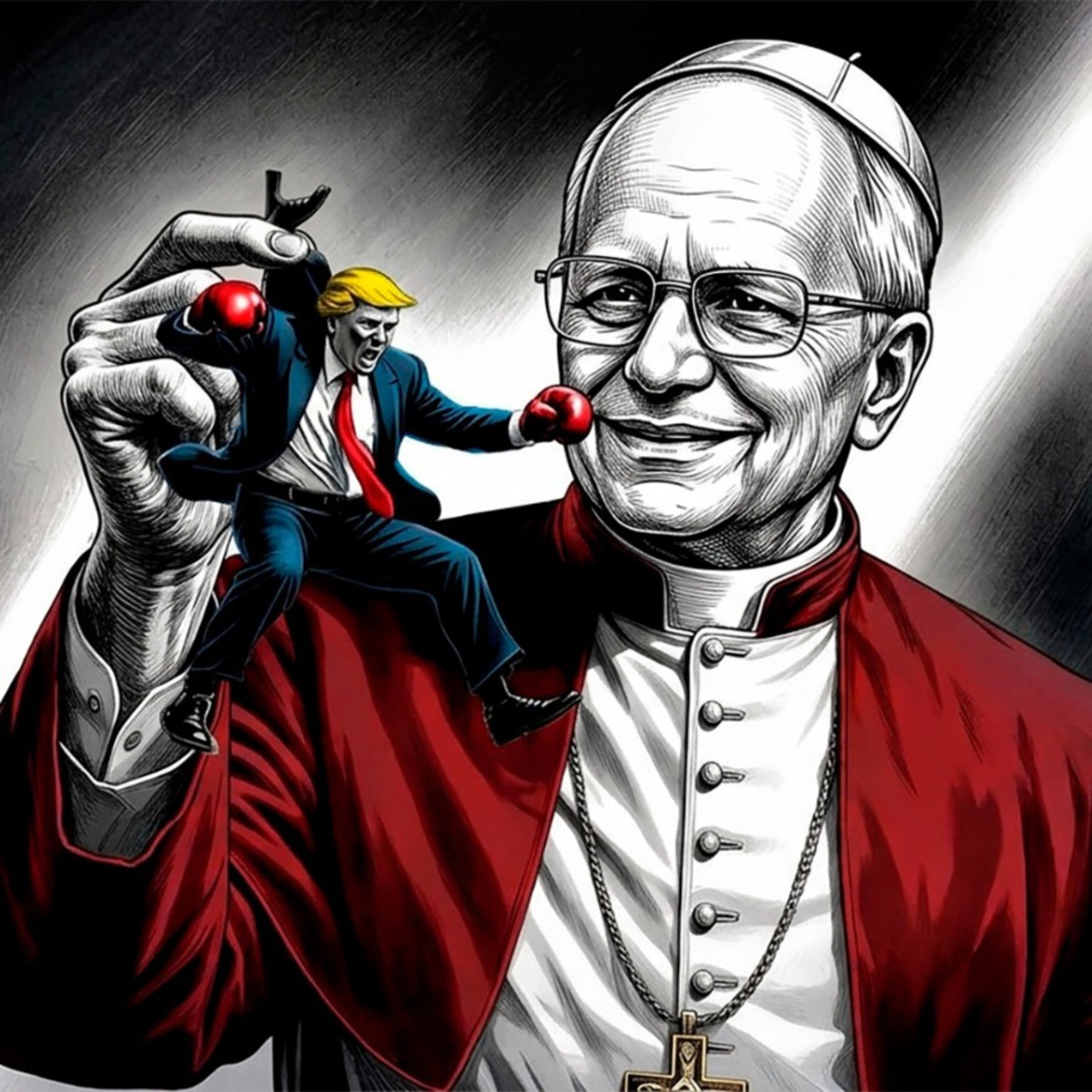 Trump vs León XIV: una pelea desigual