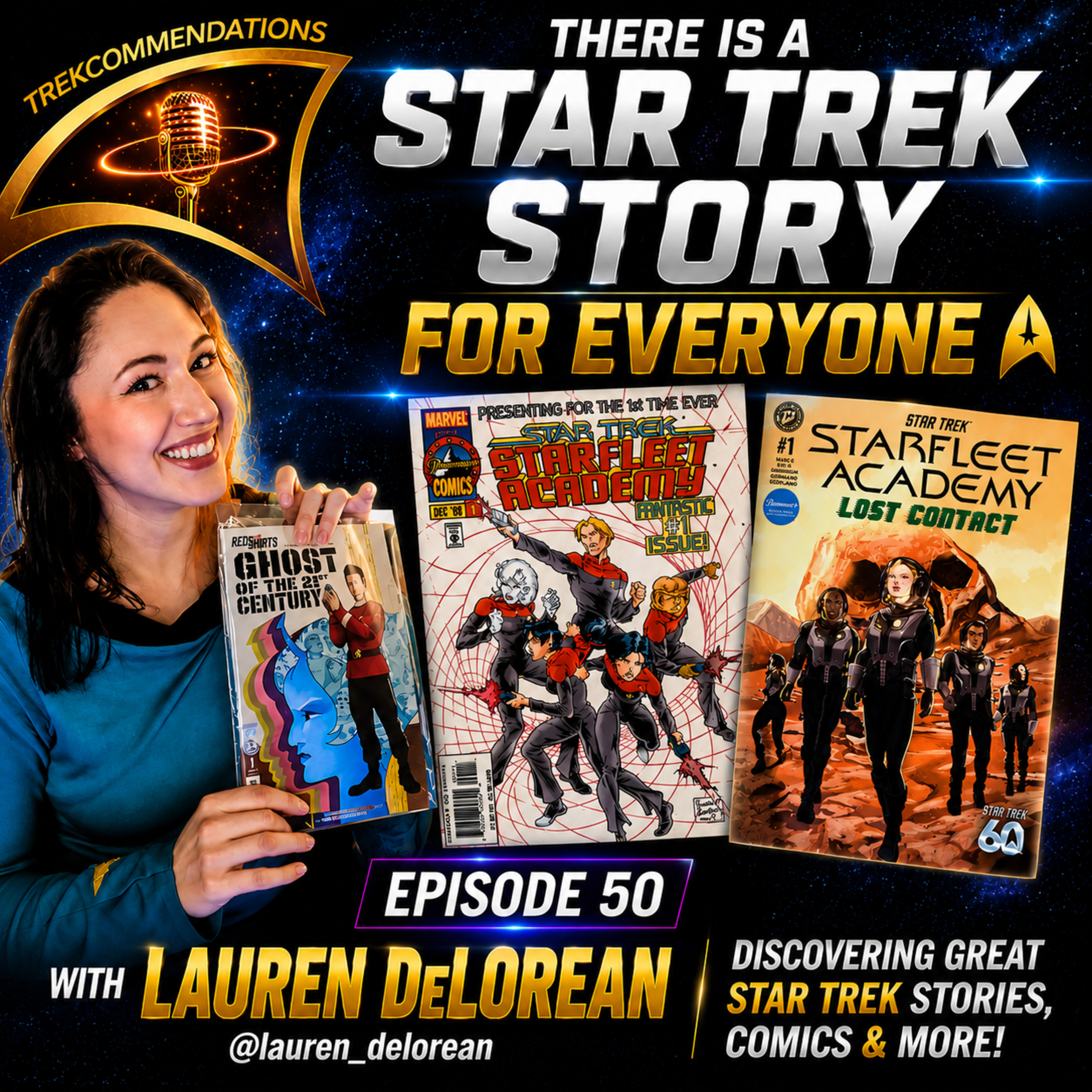 There’s a Star Trek Story for Everyone! | Lauren DeLorean Talks Star Trek Comics episode artwork