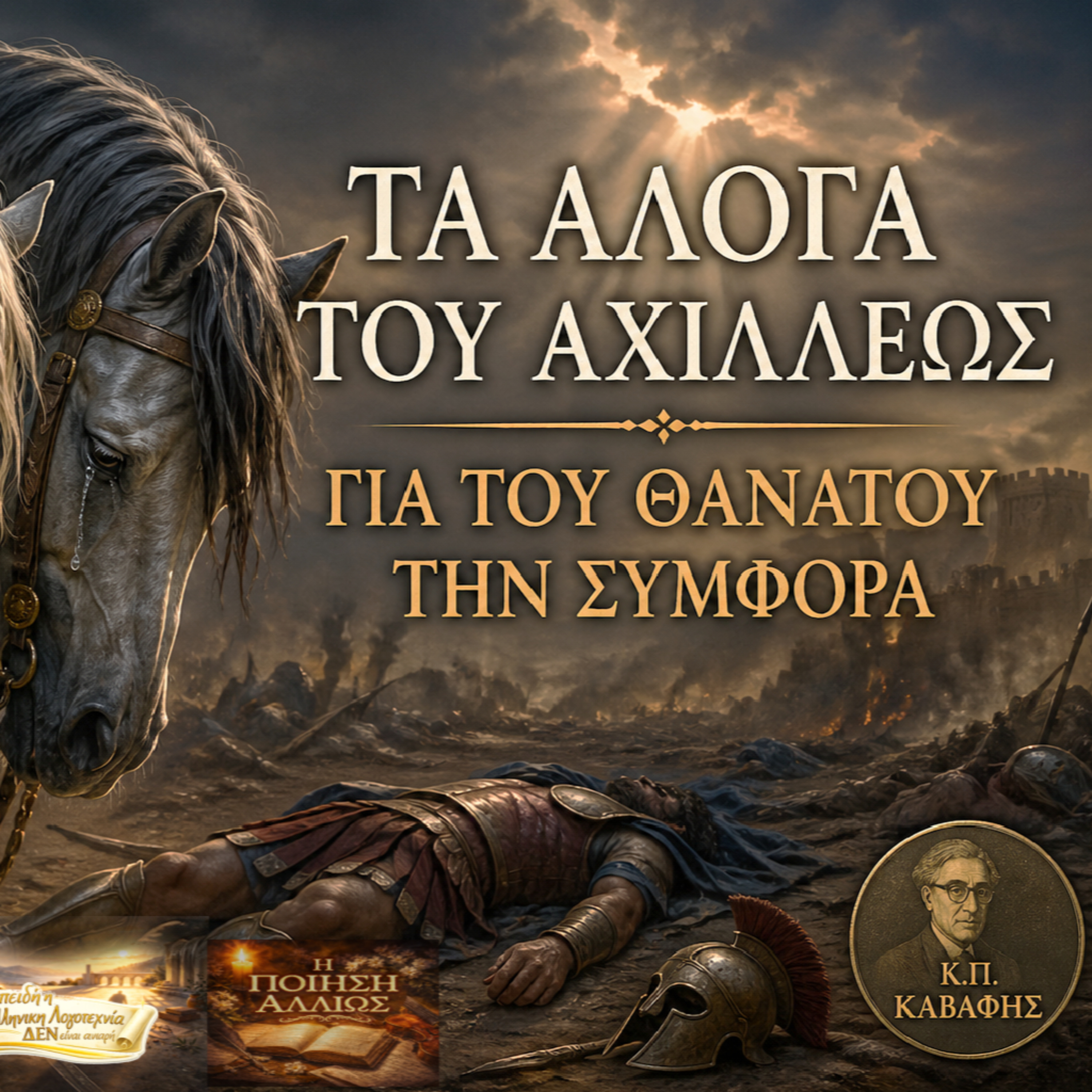 Κ.Π.Καβάφης | Τα άλογα του Αχιλλέως | Ένα ποίημα για του θανάτου την συμφορά με ανάλυση και σχόλια episode artwork