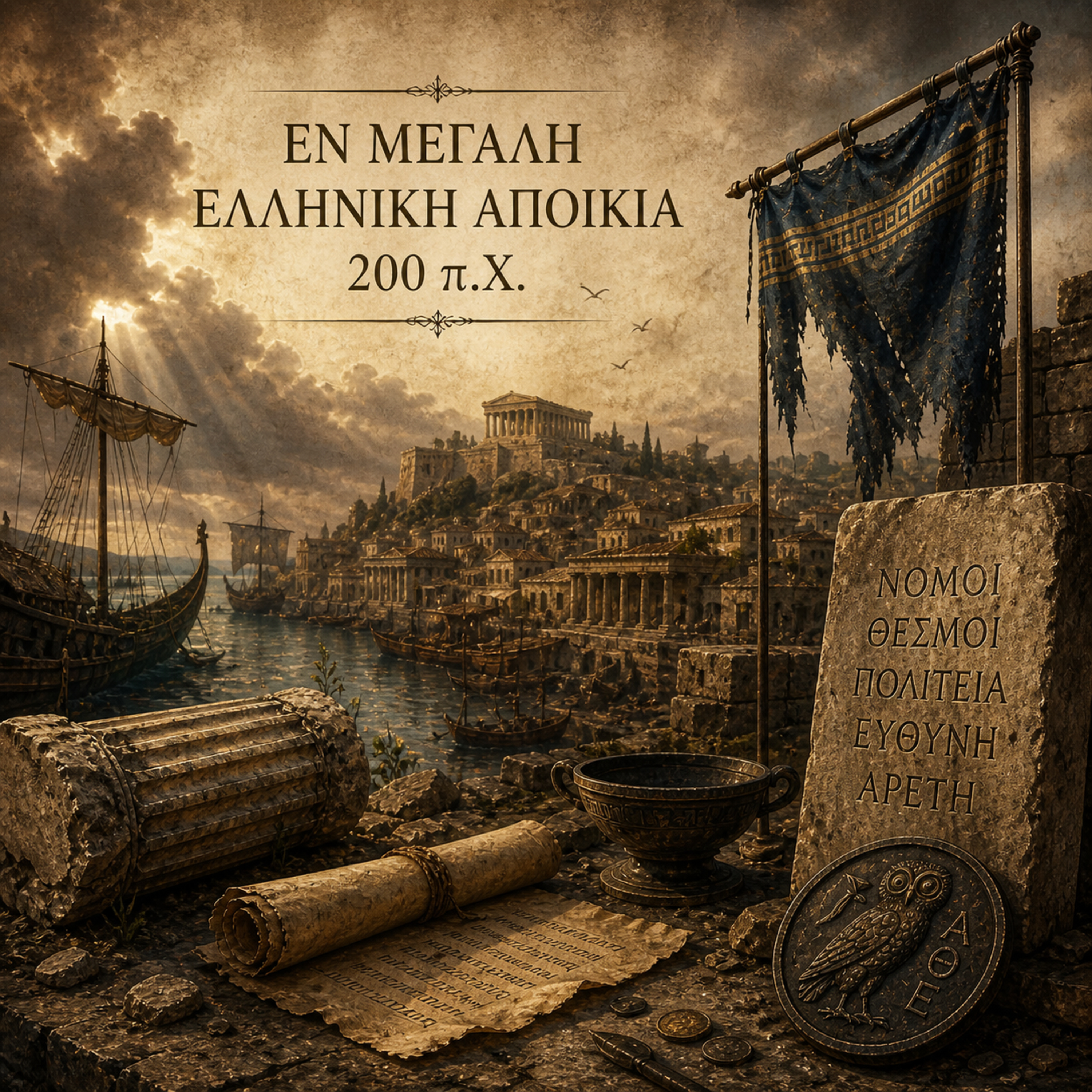  Εν μεγάλη Eλληνική αποικία 200 π.X.| Το πιο επίκαιρο ποίημα του Καβάφη; | #ελληνικήλογοτεχνία |#ποίηση episode artwork