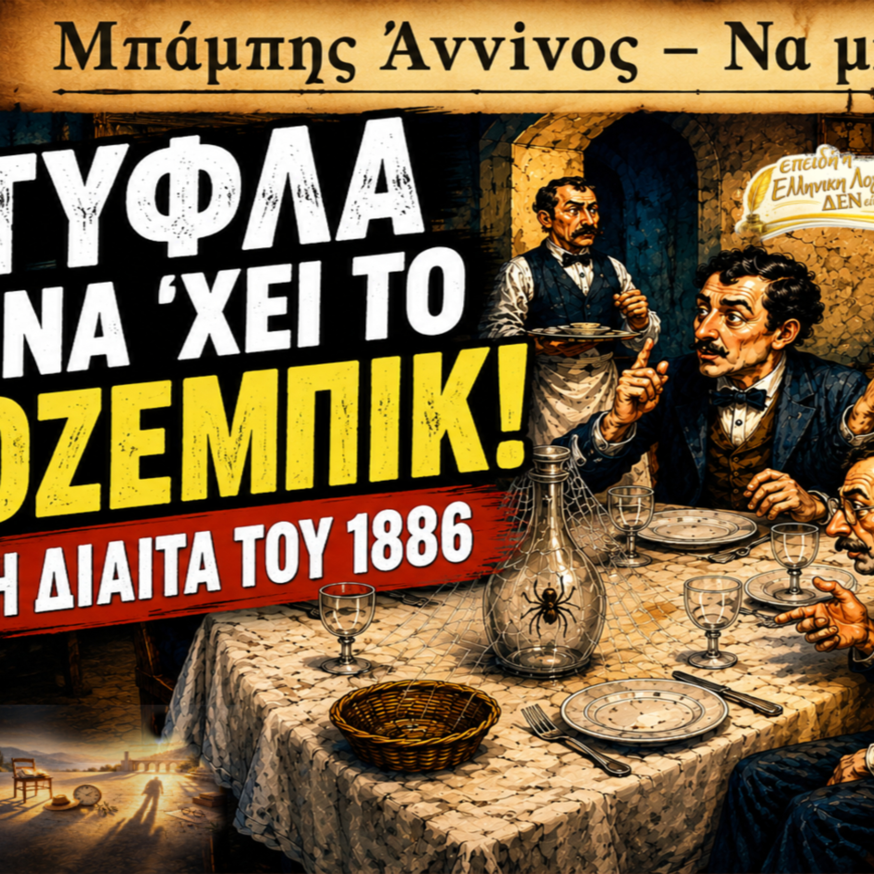 Τυφλά να 'χει το Ozempic — η δίαιτα του 1886 | Μπάμπης Άννινος episode artwork