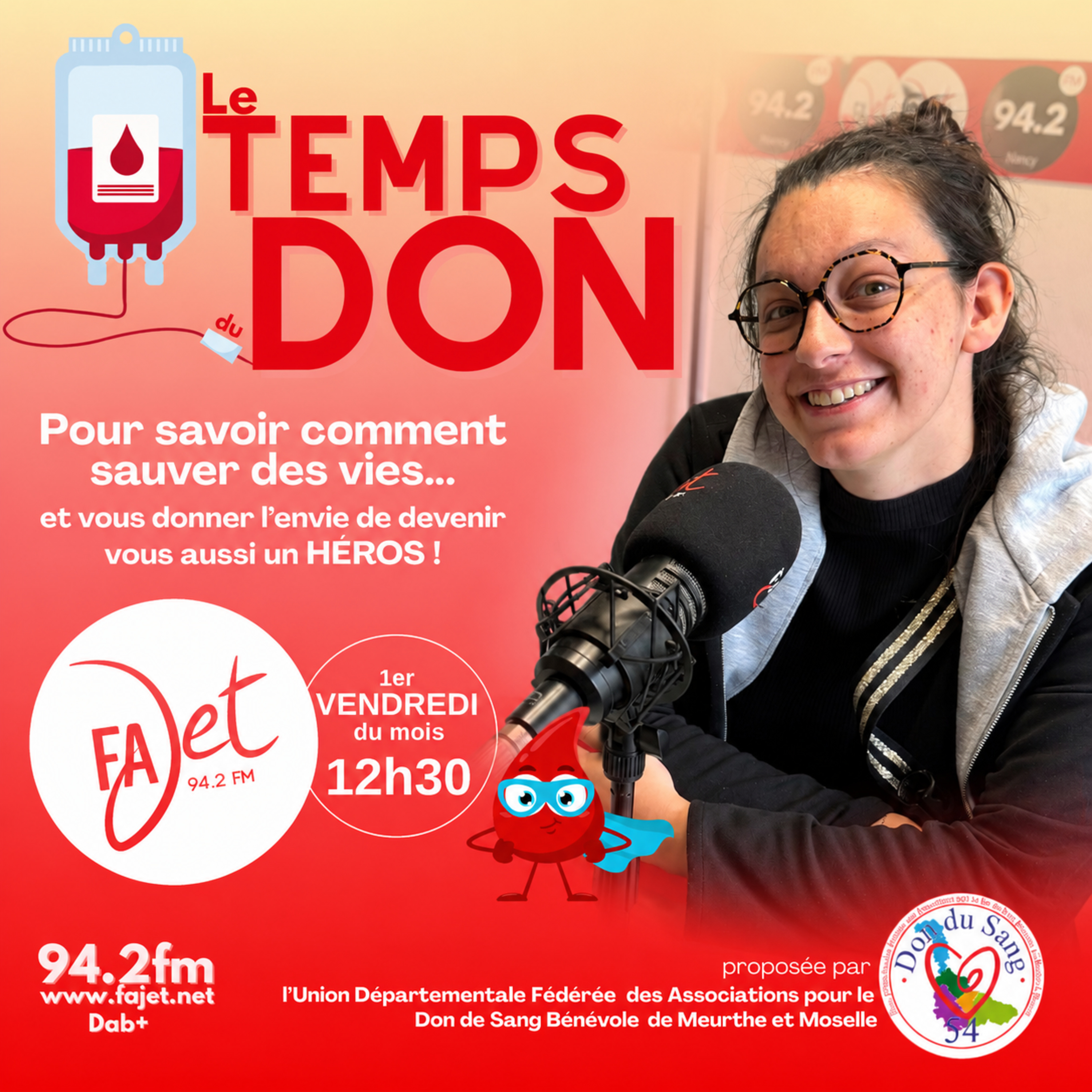 Le Temps du Don - avec Elsa Maire, présidente de l’Amicale des donneurs de sang de Laneuveville  episode artwork