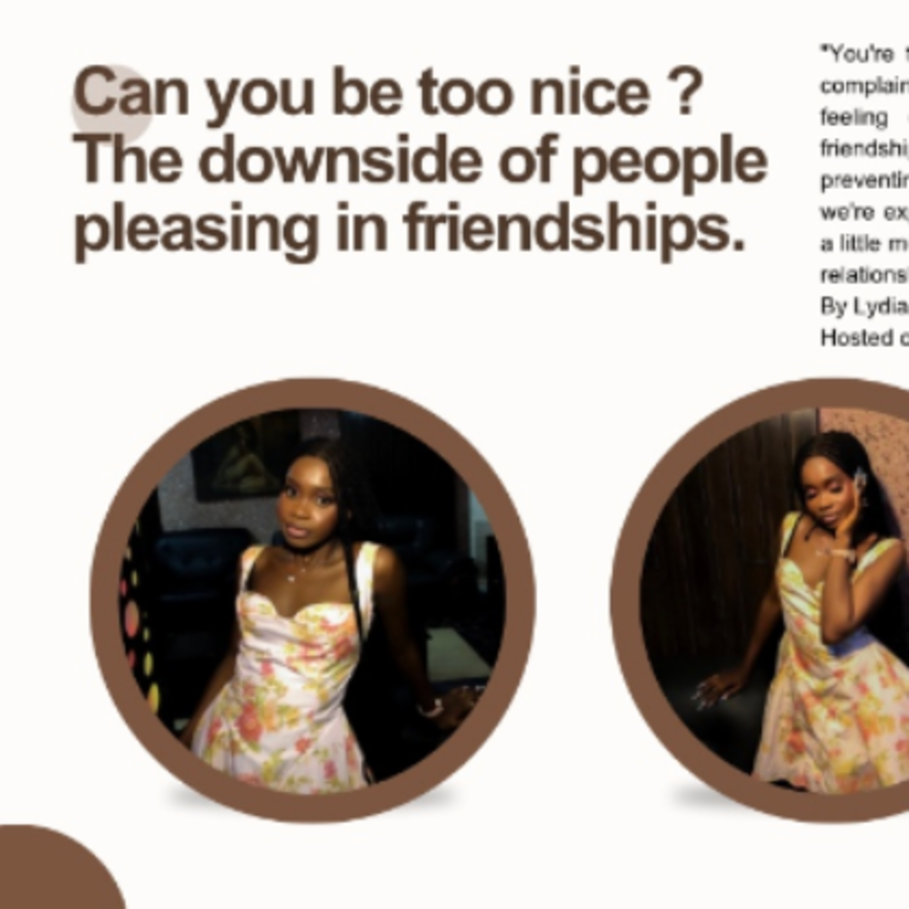 Can you be too nice? episode artwork