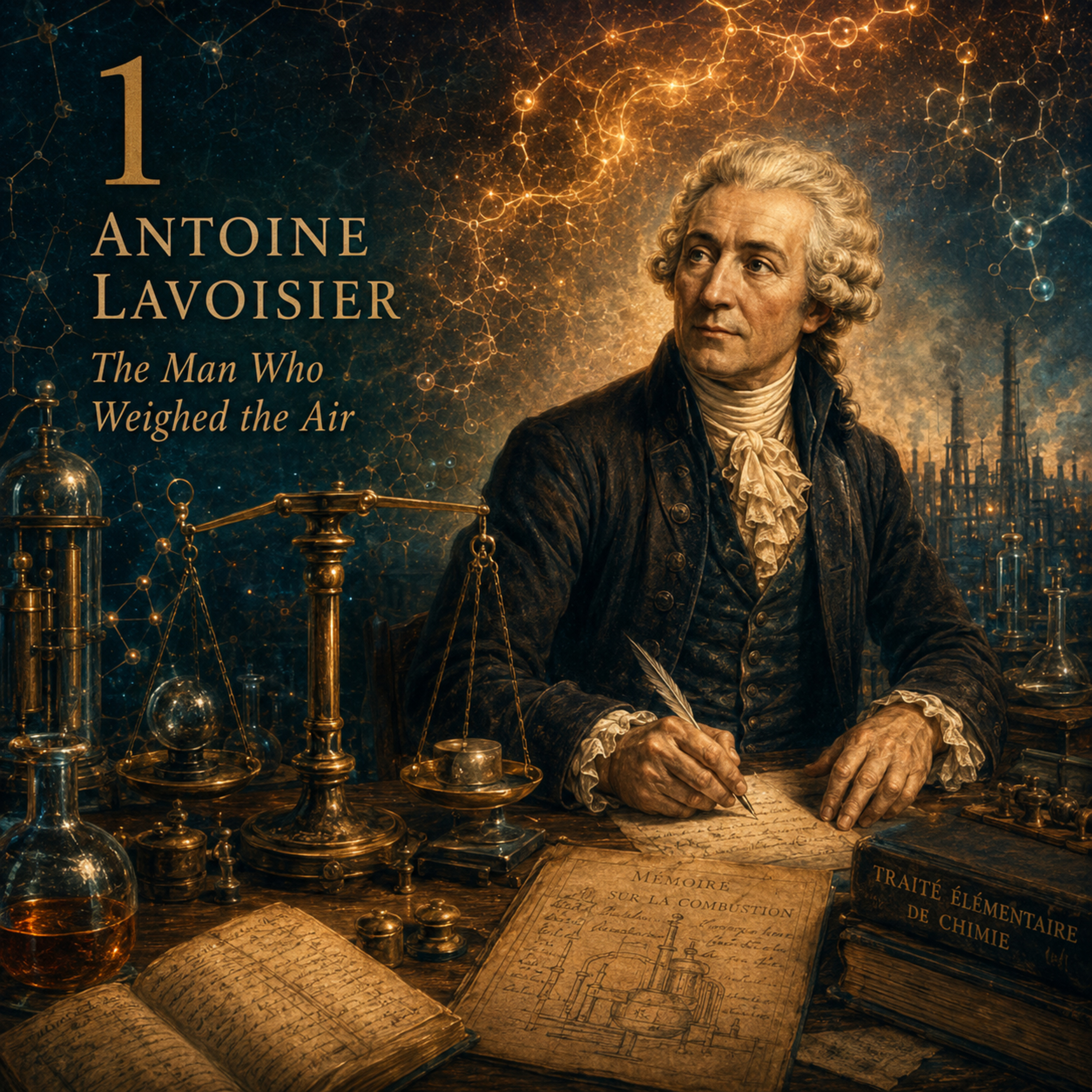 S3, Ep. 1: Antoine Lavoisier - The Man Who Weighed the Air episode artwork