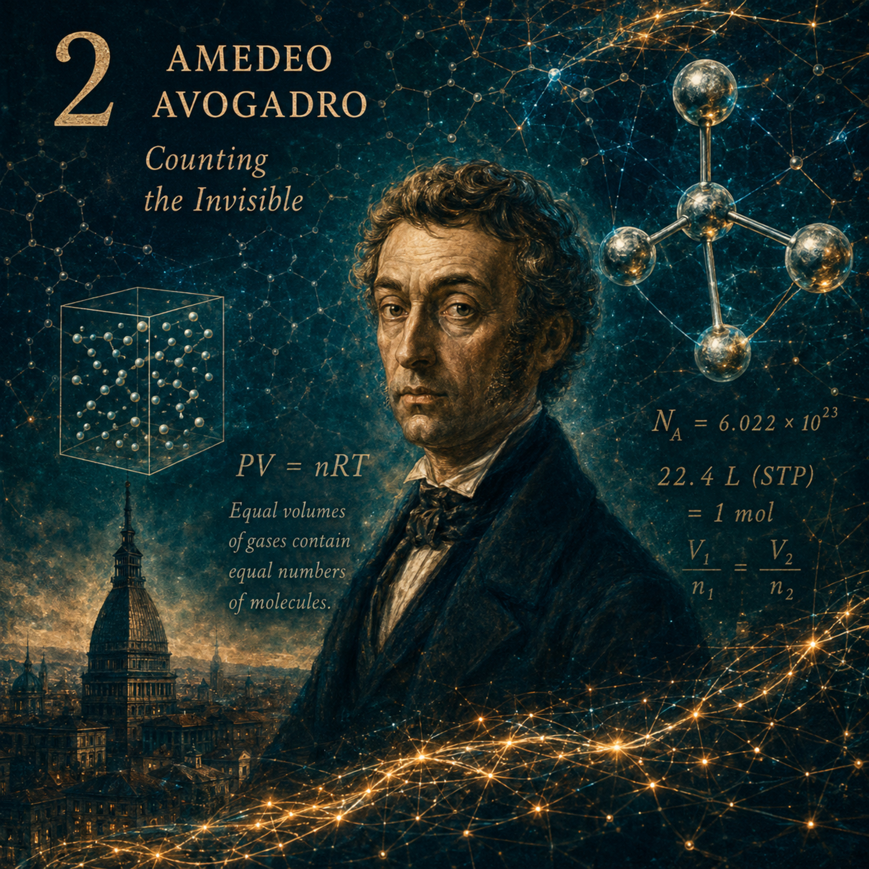 S3, Ep. 2: Amedeo Avogadro: Counting the Invisible episode artwork