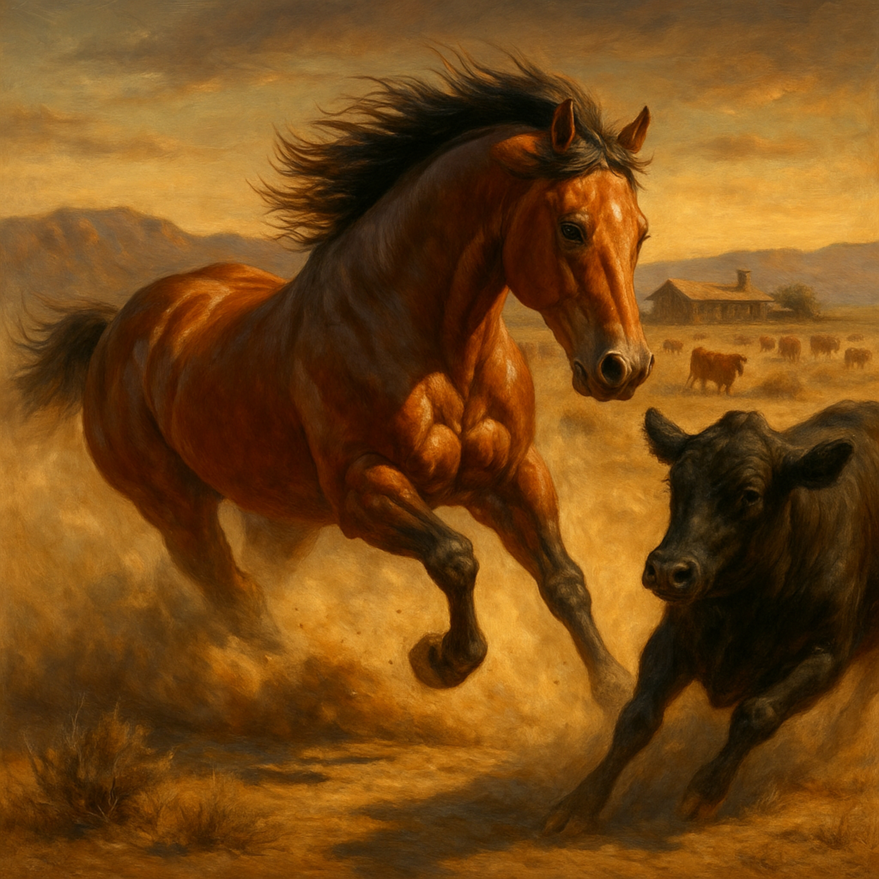 Portada del episodio «Cuarto de Milla: el rayo que conquistó el Oeste» en Spotify