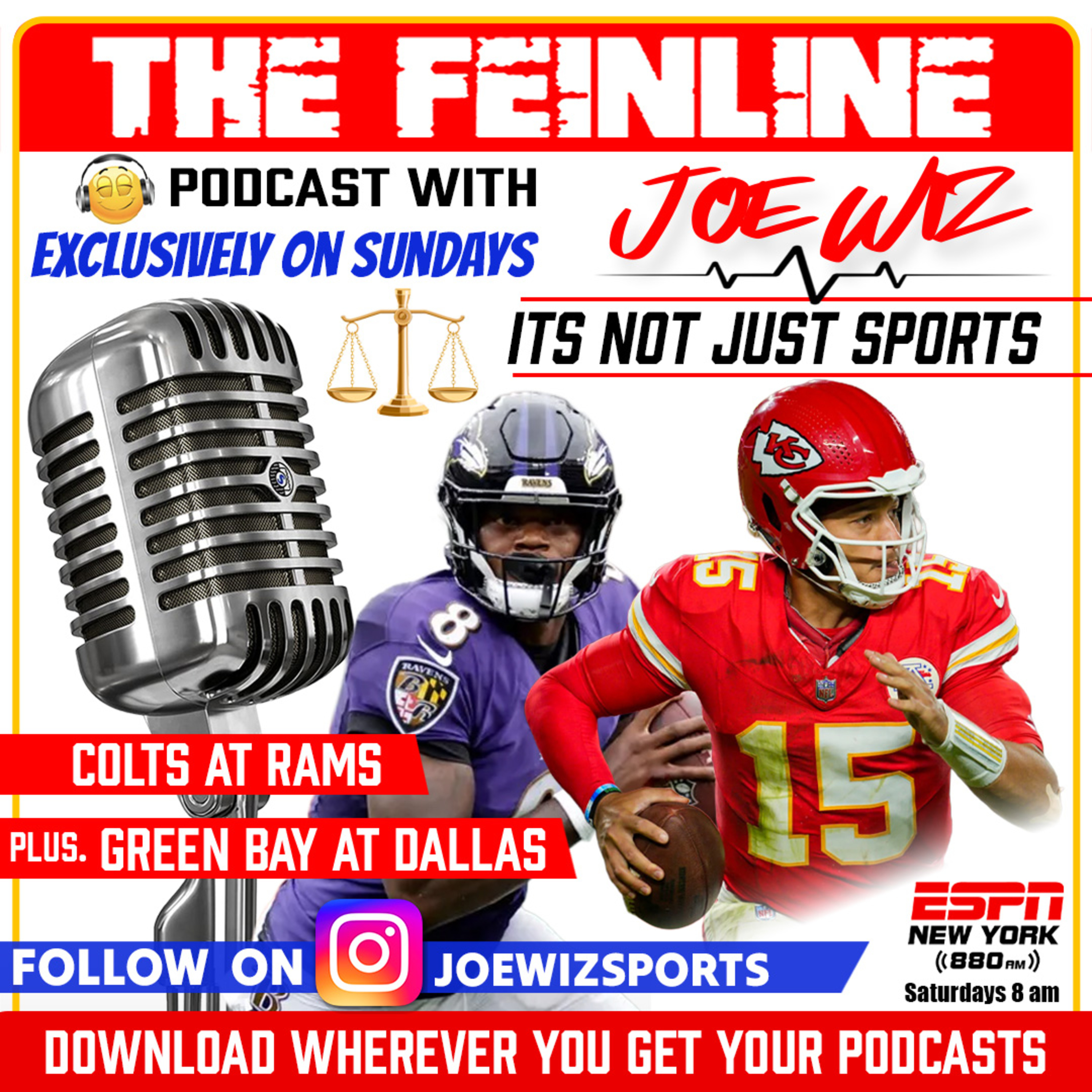 The Feinline Podcast with Joe Wiz as Heard on 880 ESPN New York episode artwork
