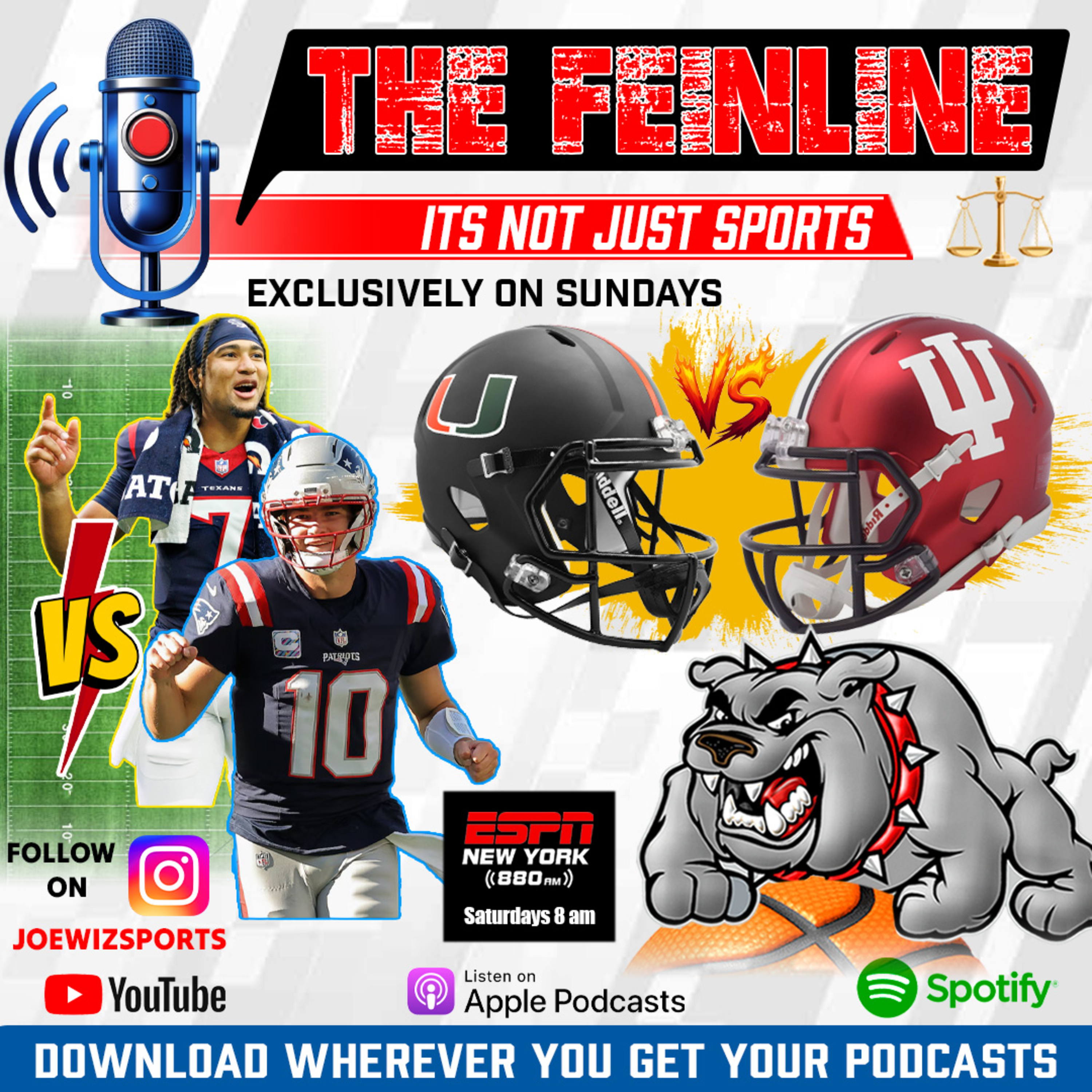 The Feinline Podcast with Joe Wiz as Heard on 880 ESPN New York episode artwork