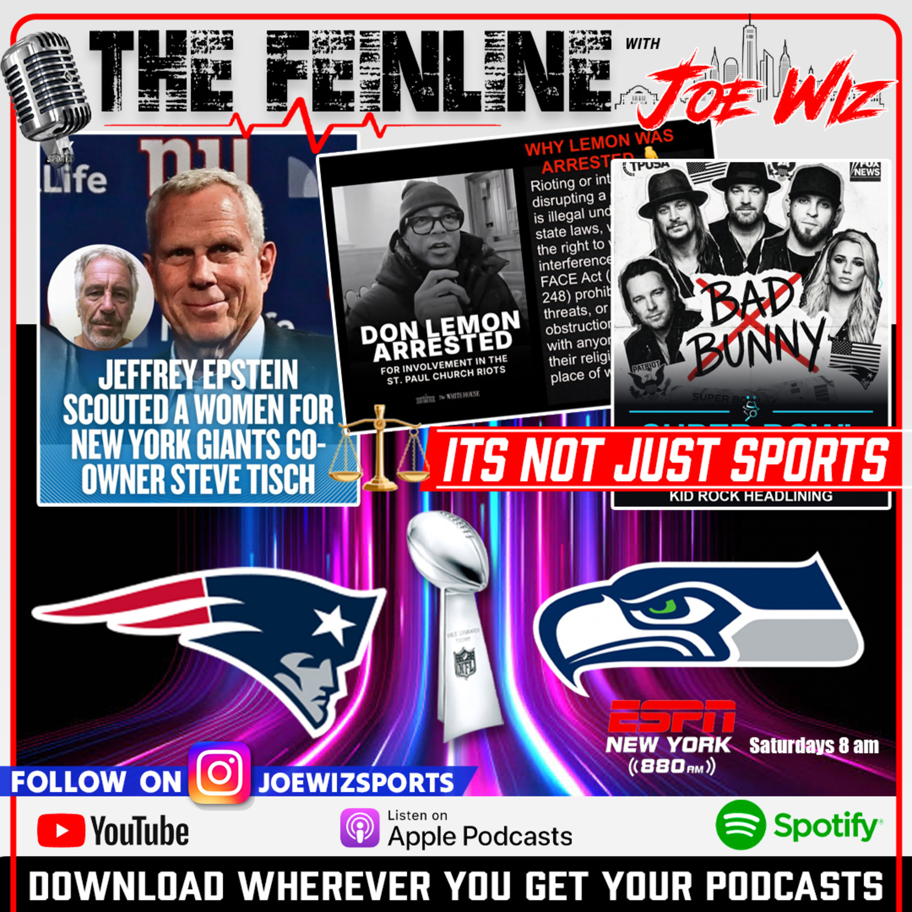 The Feinline Podcast with Joe Wiz as Heard on 880 ESPN New York episode artwork