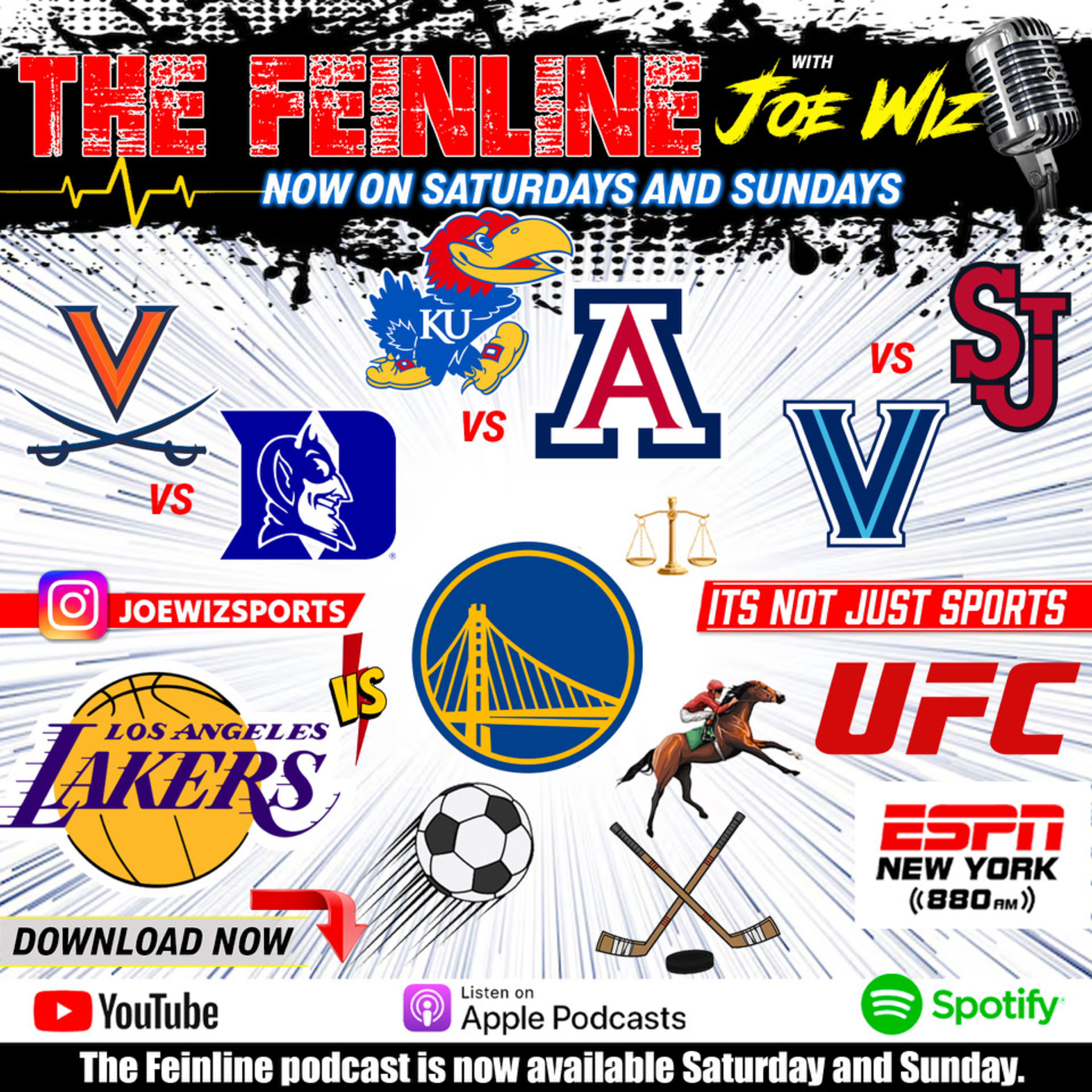 The Feinline Podcast with Joe Wiz as Heard on 880 ESPN New York episode artwork