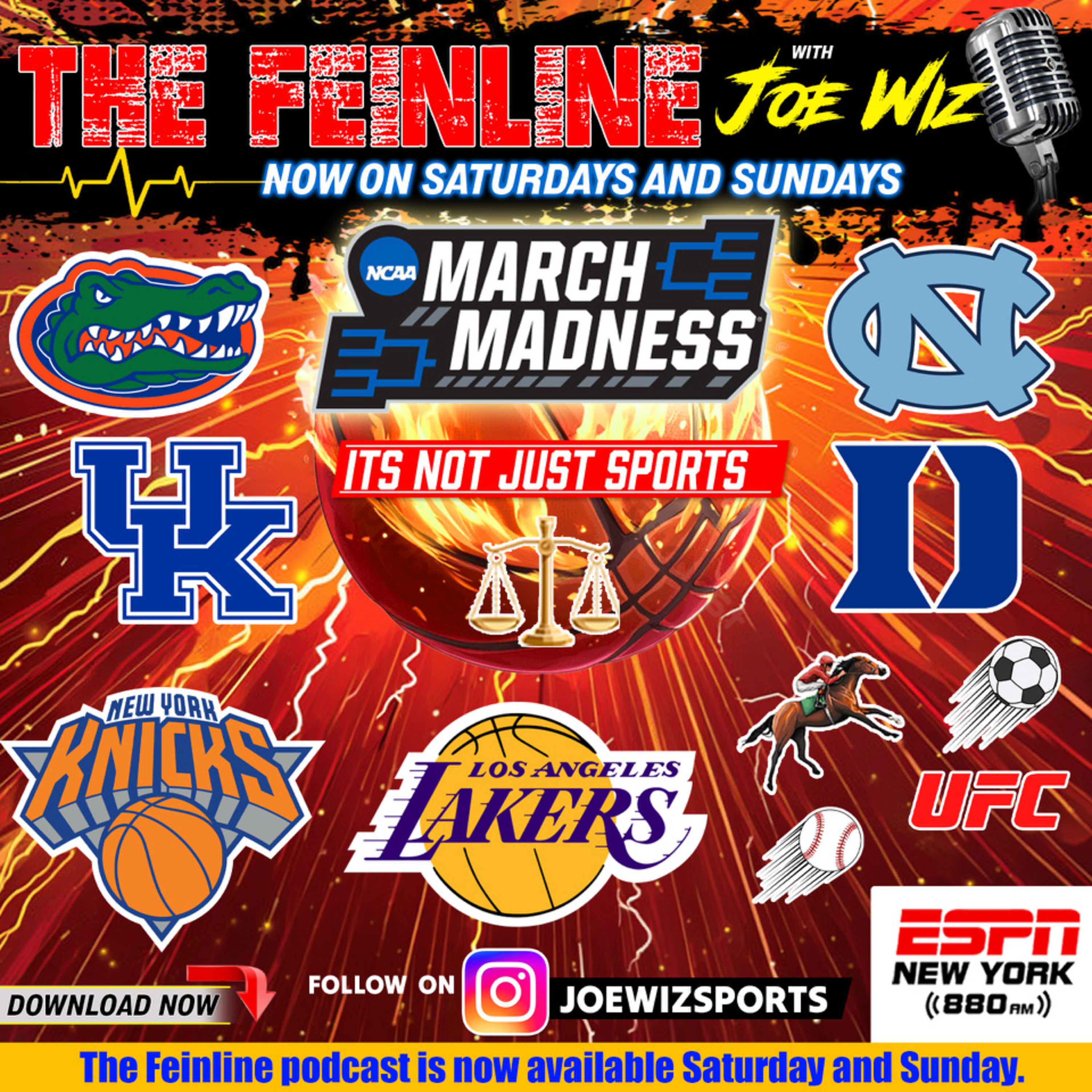 The Feinline Podcast with Joe Wiz as Heard on 880 ESPN New York episode artwork