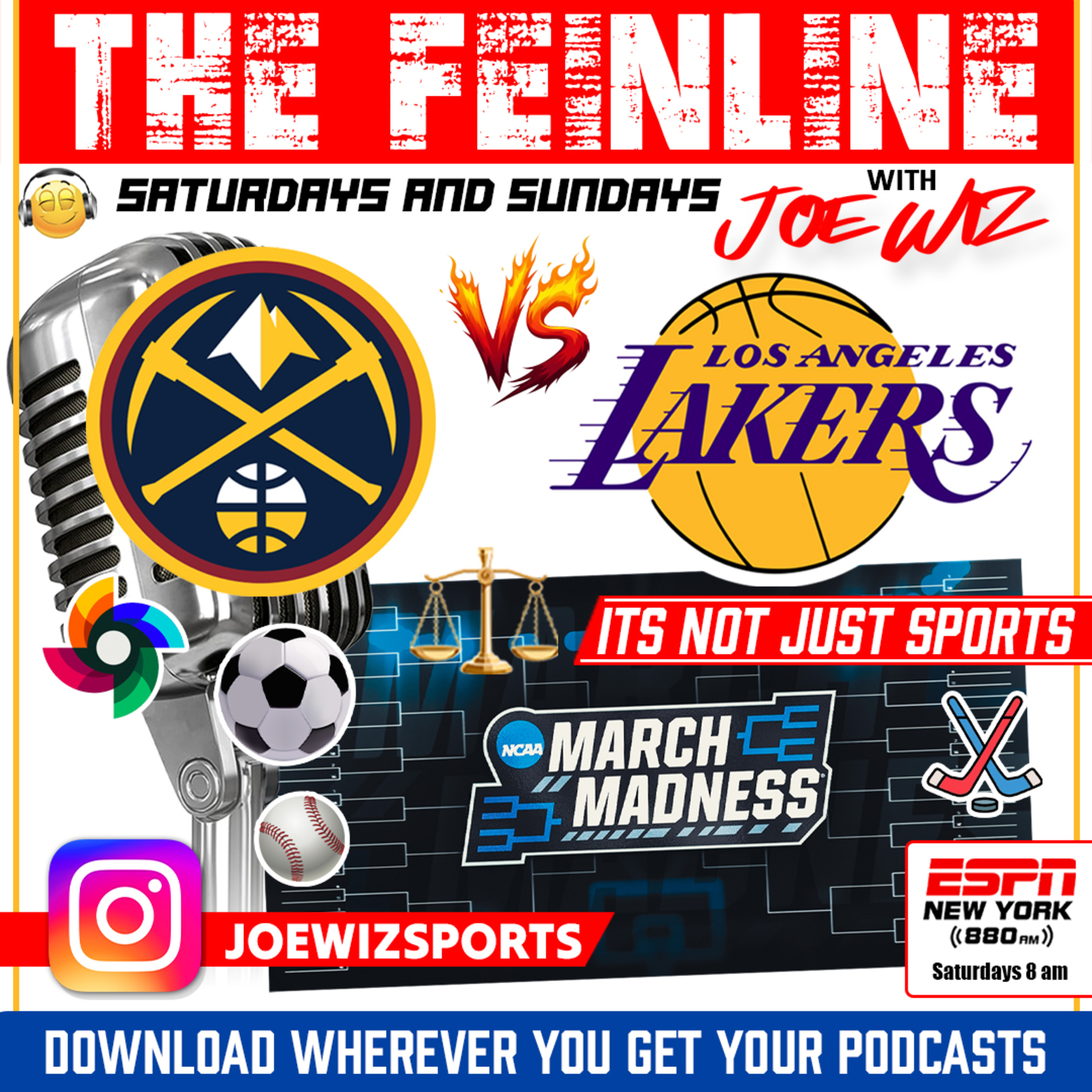 The Feinline Podcast with Joe Wiz as Heard on 880 ESPN New York episode artwork