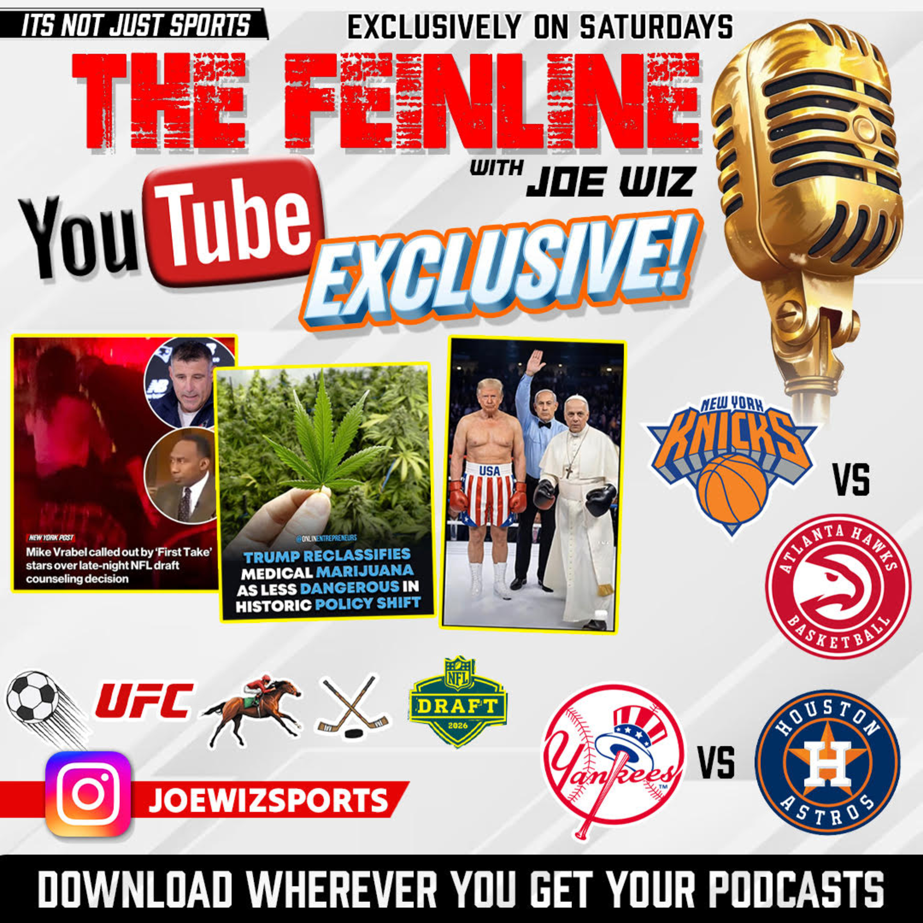 The Feinline Podcast with Joe Wiz as Heard on 880 ESPN New York episode artwork