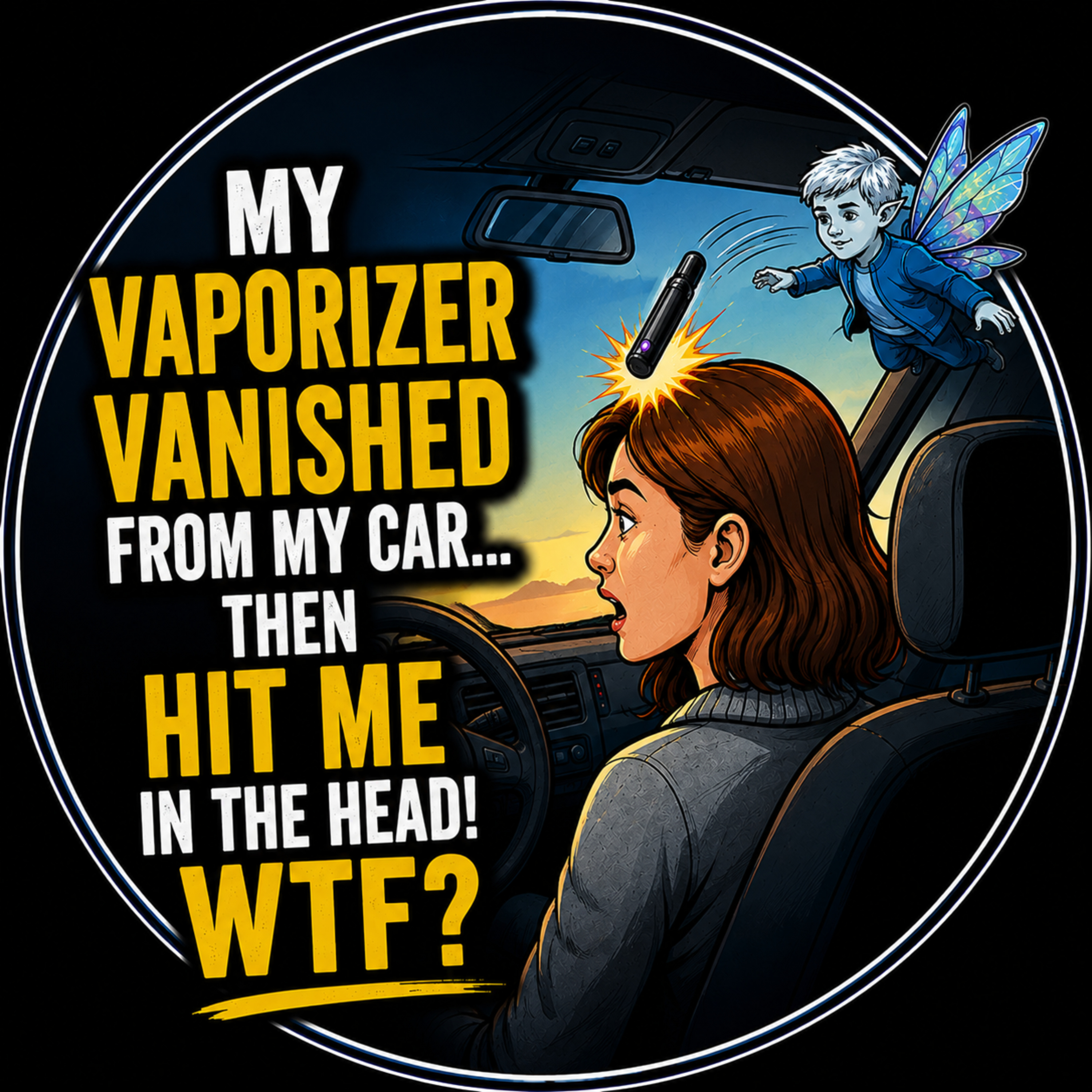 🧚 REAL FAIRY ENCOUNTER: My Vaporizer Vanished From My Car… Then Hit Me in the Head! WTF?