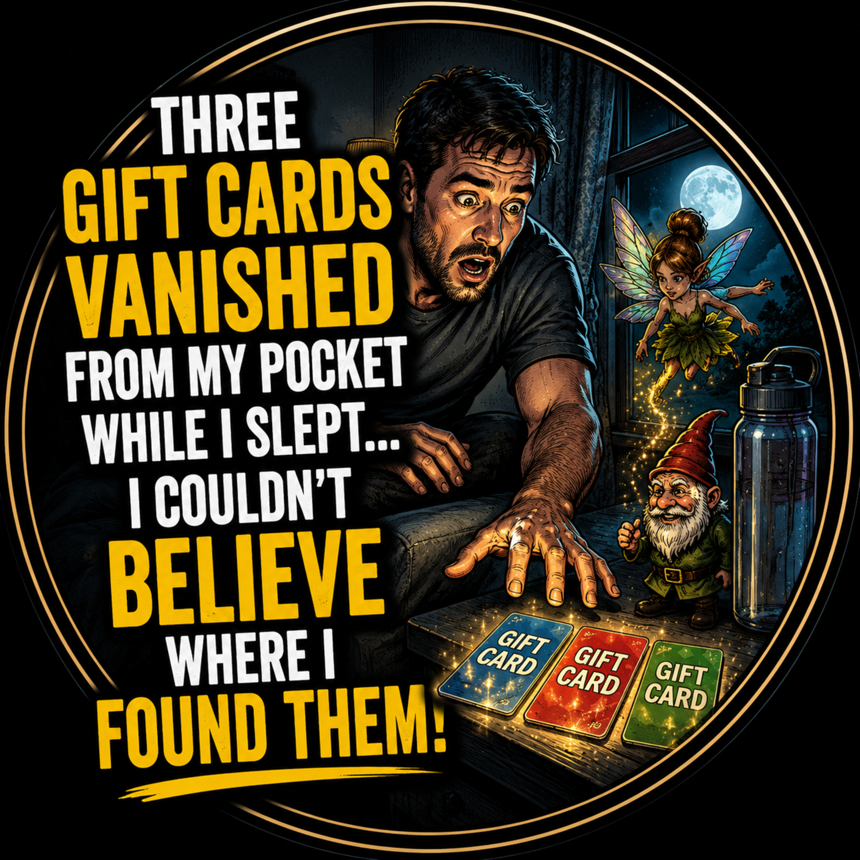 🧚 REAL FAIRY ENCOUNTER: Three Gift Cards Vanished From My Pocket While I Slept... I Couldn't Believe Where I Found Them!