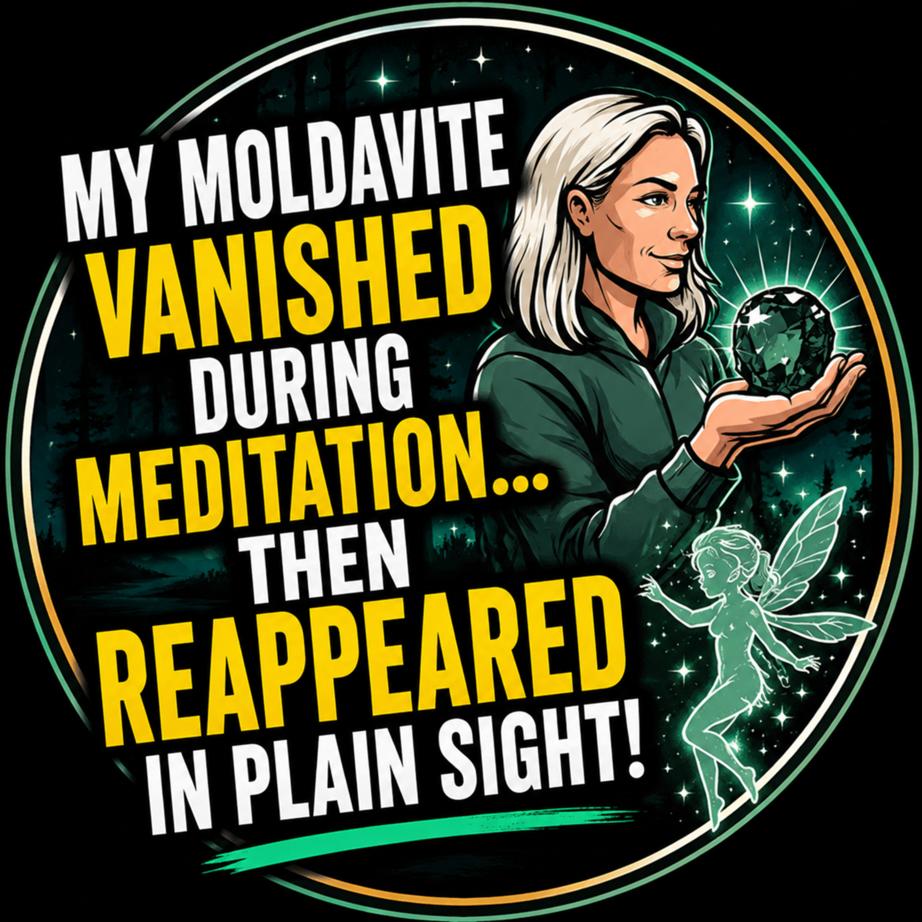 💎 REAL FAIRY ENCOUNTER: My Moldavite Vanished During Meditation... Then Reappeared in Plain Sight!