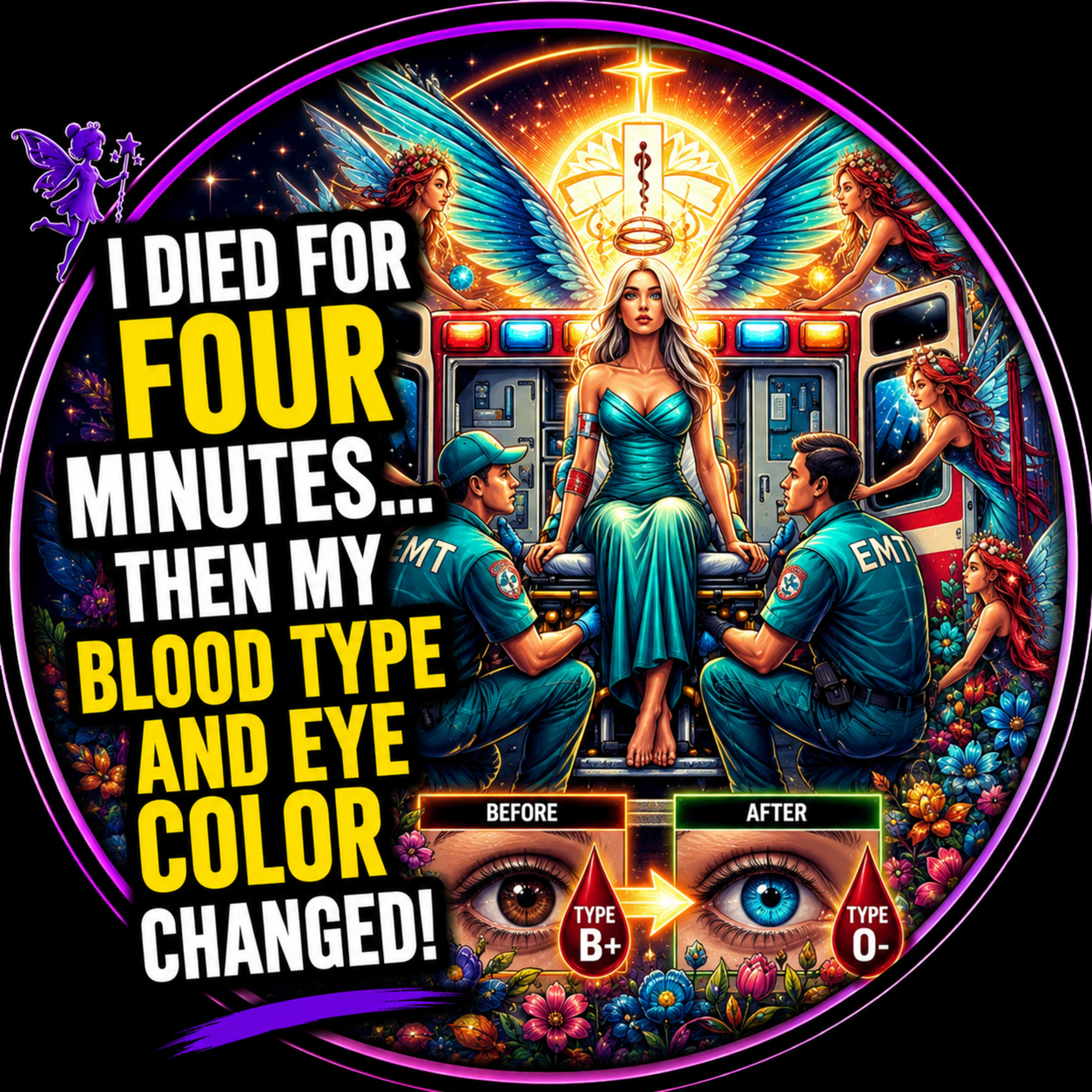 🧚 REAL FAIRY ENCOUNTER: I Died for Four Minutes... Then My Blood Type and Eye Color Changed!