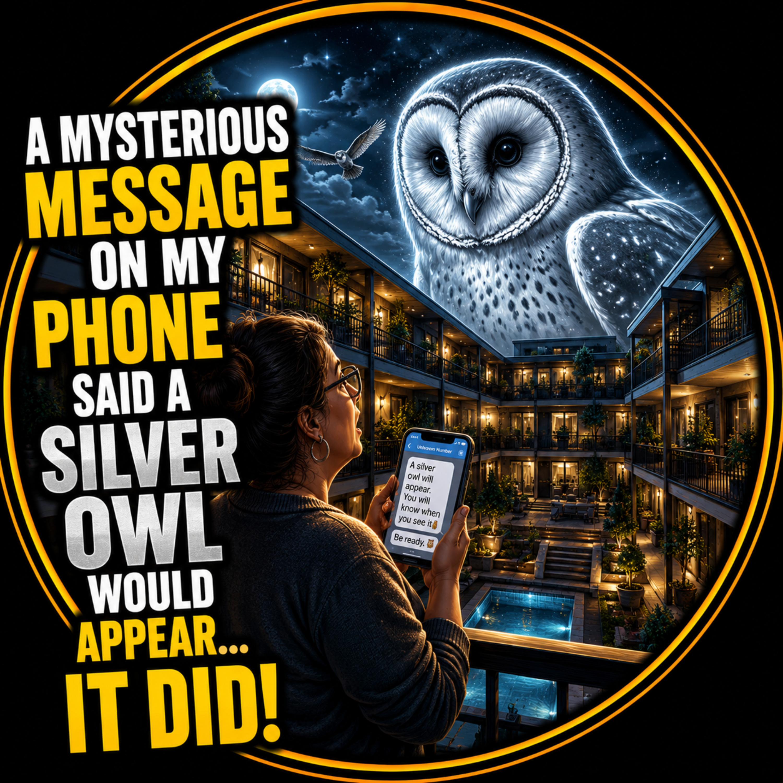 🦉 REAL FAIRY ENCOUNTER: A Mysterious Message on My Phone Said a Silver Owl Would Appear... It Did!