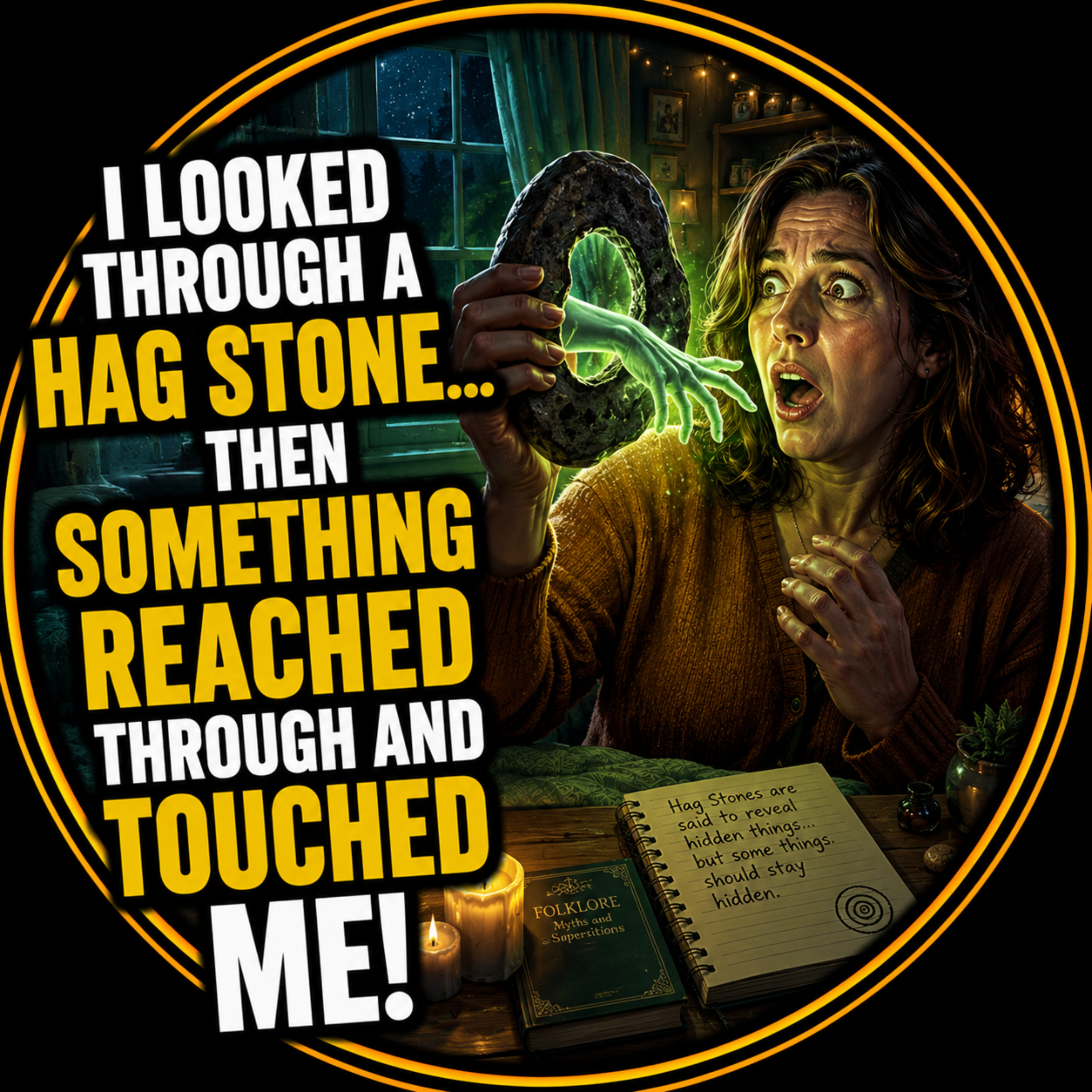 🧚 REAL FAIRY ENCOUNTER: I Looked Through a Hag Stone.. Then Something Reached Through and Touched Me!