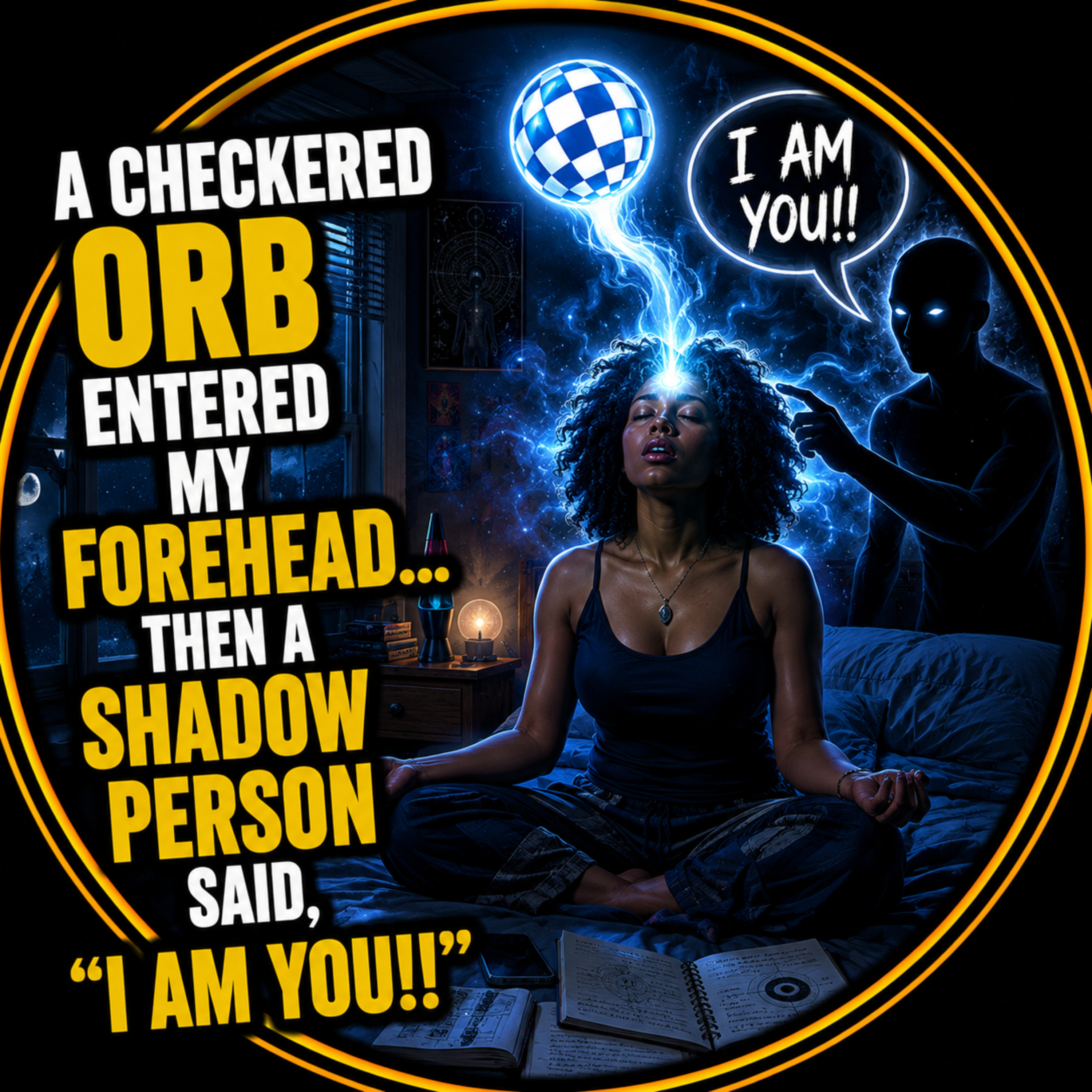 🟦 REAL FAIRY ENCOUNTER: A Checkered Orb Entered My Forehead... Then a Shadow Person Said, "I Am You!"