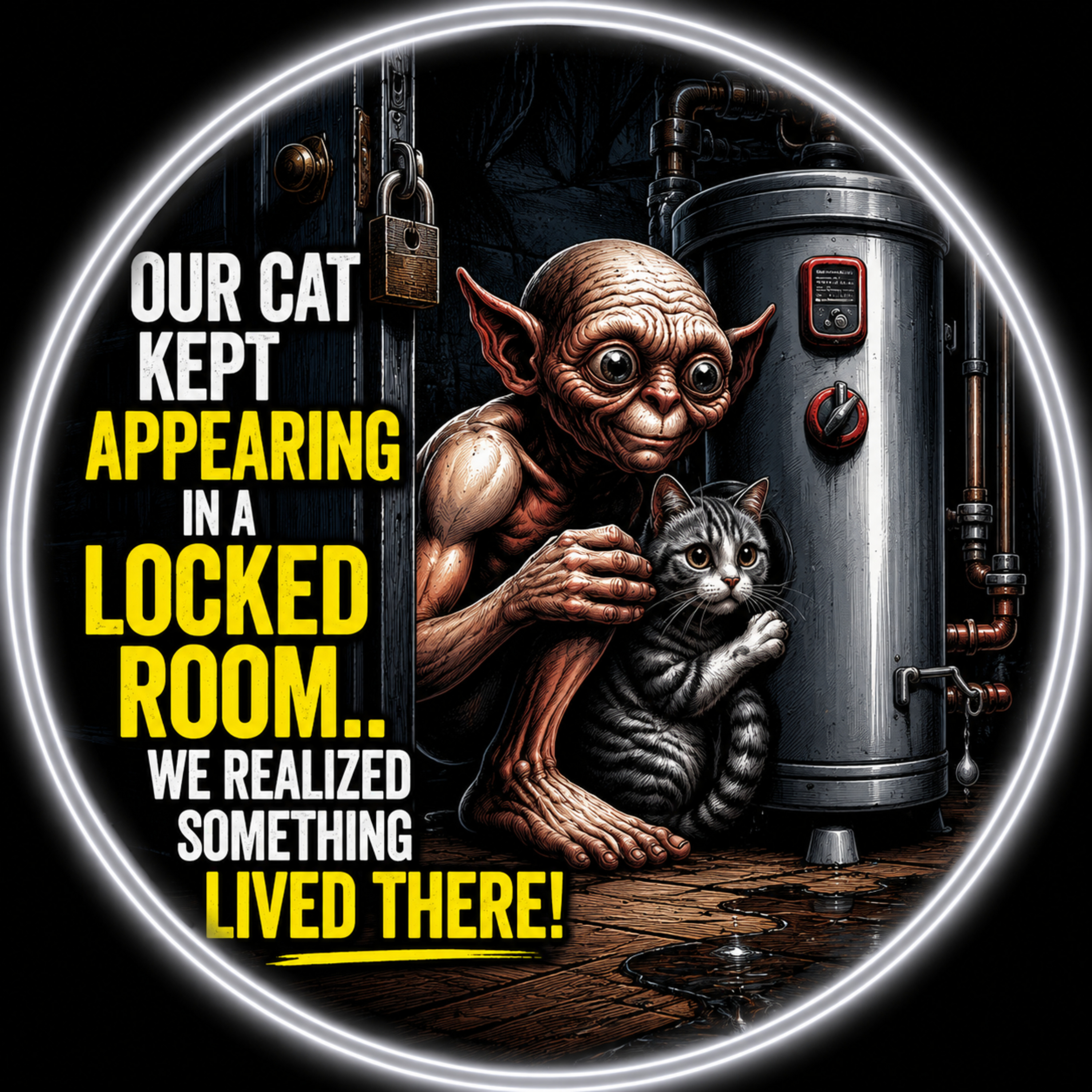 🧚 REAL FAIRY ENCOUNTER: Our Cat Kept Appearing In A Locked Room.. We Realized Something Lived There!