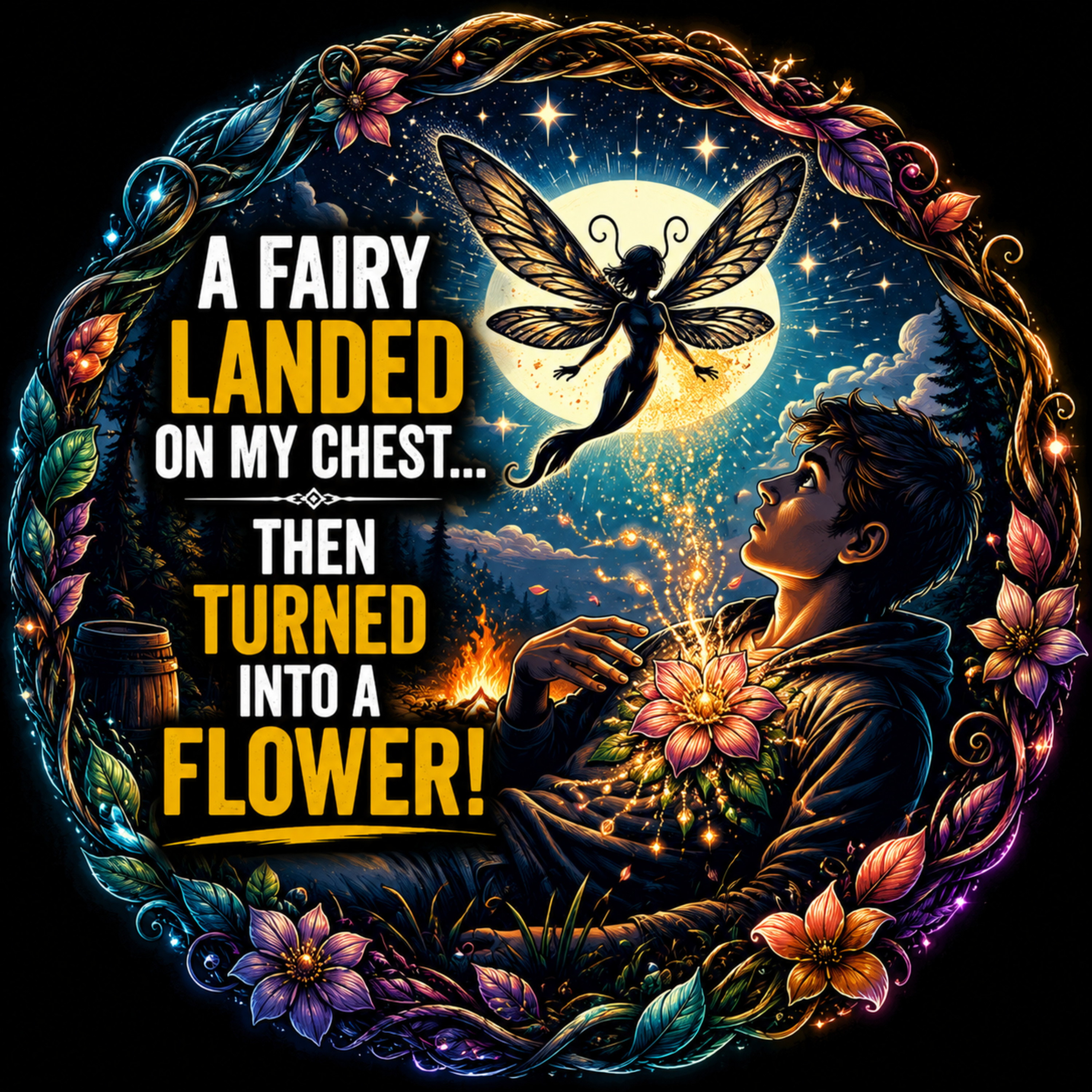 🧚 REAL FAIRY ENCOUNTER: A Fairy Landed On My Chest... Then Turned Into A Flower!