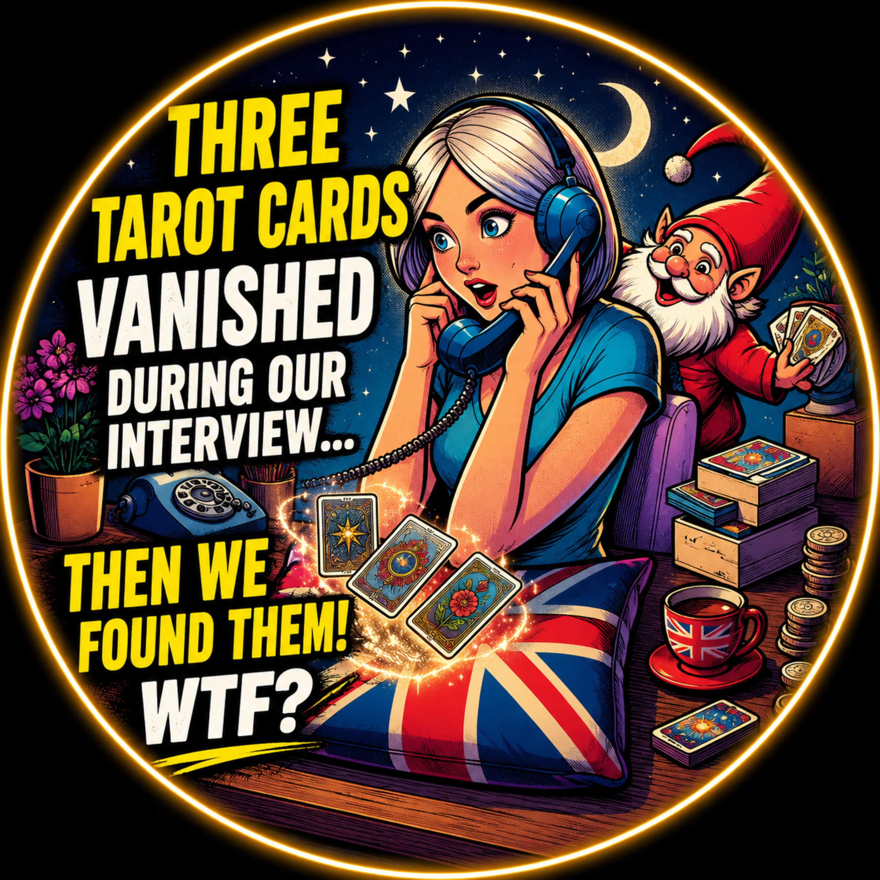 🧚 REAL FAIRY ENCOUNTER: Three Tarot Cards Vanished During Our Interview... Then We Found Them! WTF?