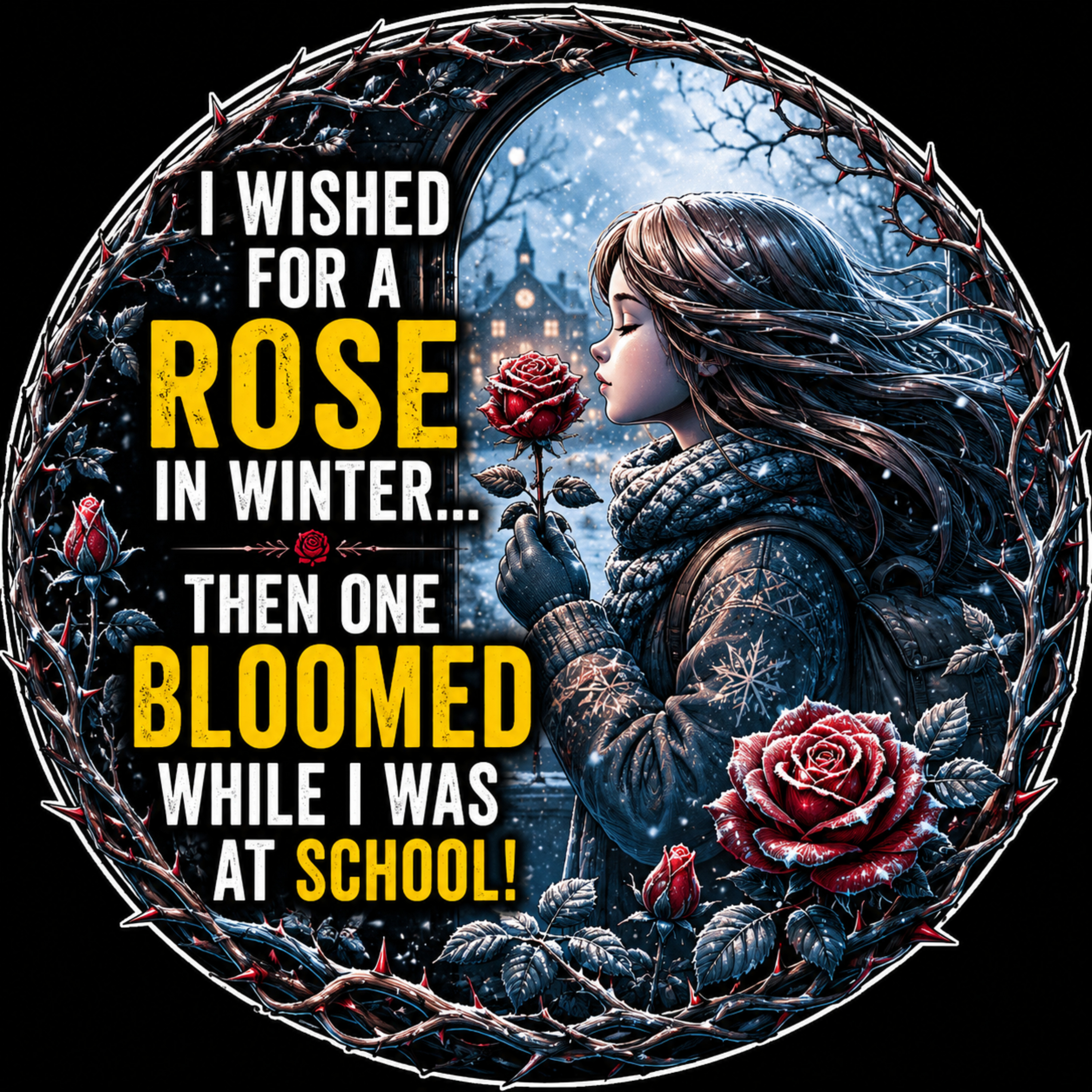 🧚 REAL FAIRY ENCOUNTER: I Wished For A Rose In Winter... Then One Bloomed While I Was At School!