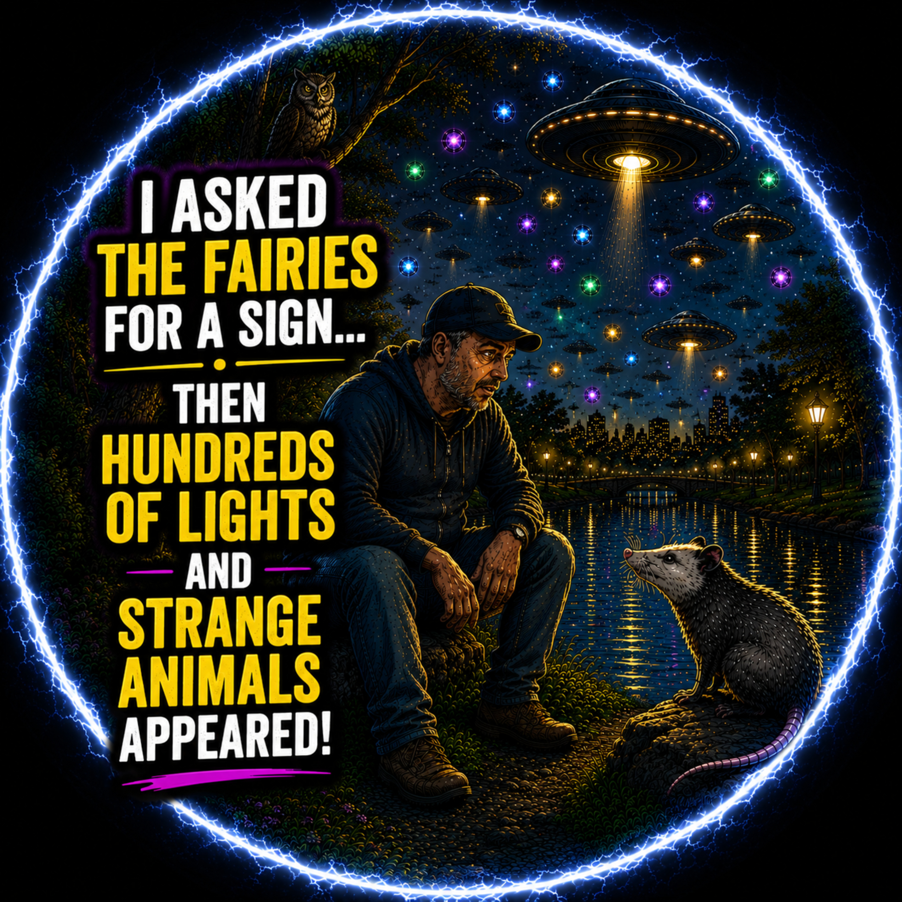 🧚 REAL ORB ENCOUNTER: I Asked the Fairies for a Sign… Then Hundreds of Lights and Strange Animals Appeared!