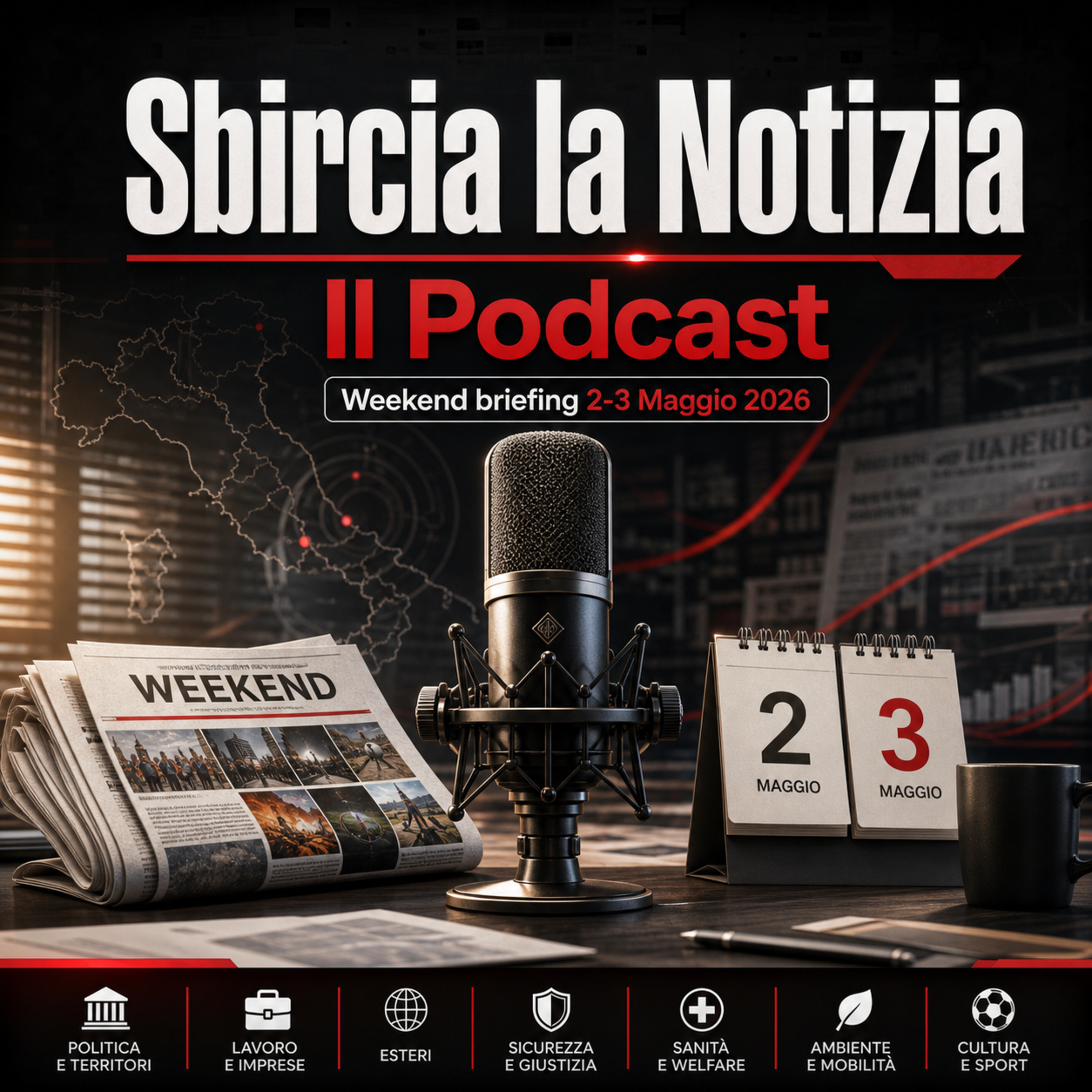 Weekend briefing 2-3 maggio 2026 / Sbircia la Notizia Magazine episode artwork