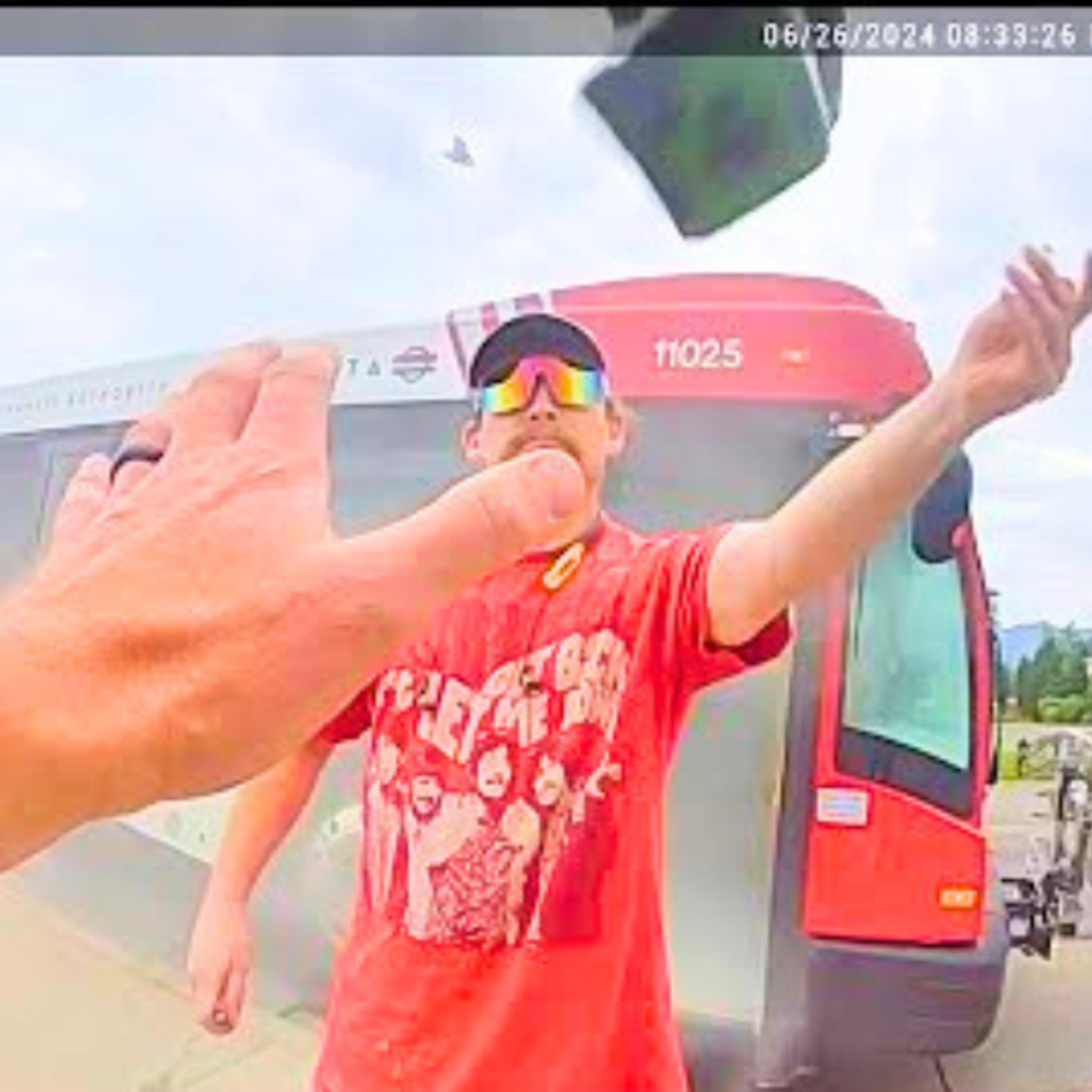 BODY CAM: Utah man arrested for trying to hijack bus and burning officer with lighter