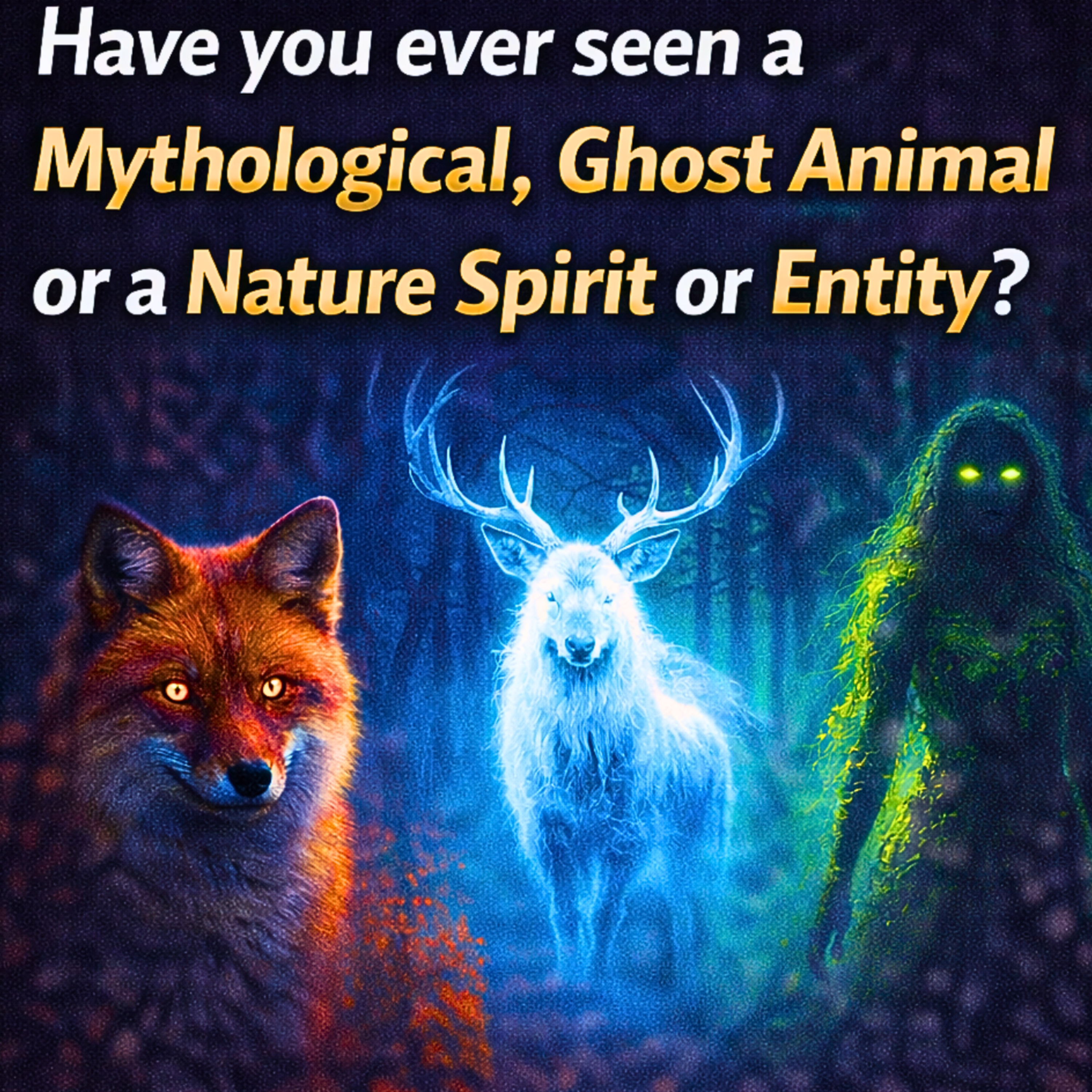 Have you ever seen a Mythological, Ghost Animal or a Nature Spirit or Entity?