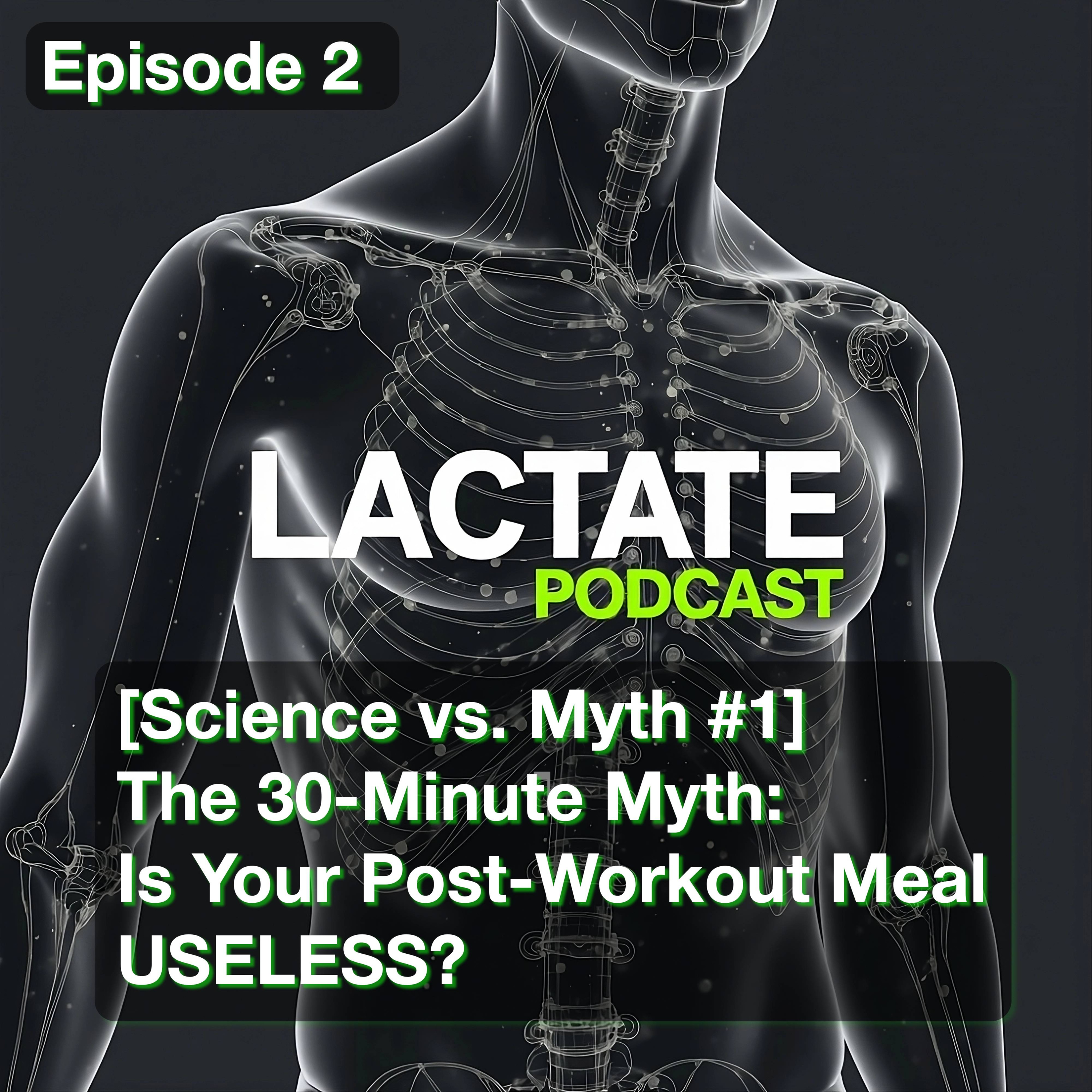 Episode 2 : [Science vs. Myth] The 30-Minute Myth: Is Your Post-Workout Meal USELESS? 🧪 episode artwork
