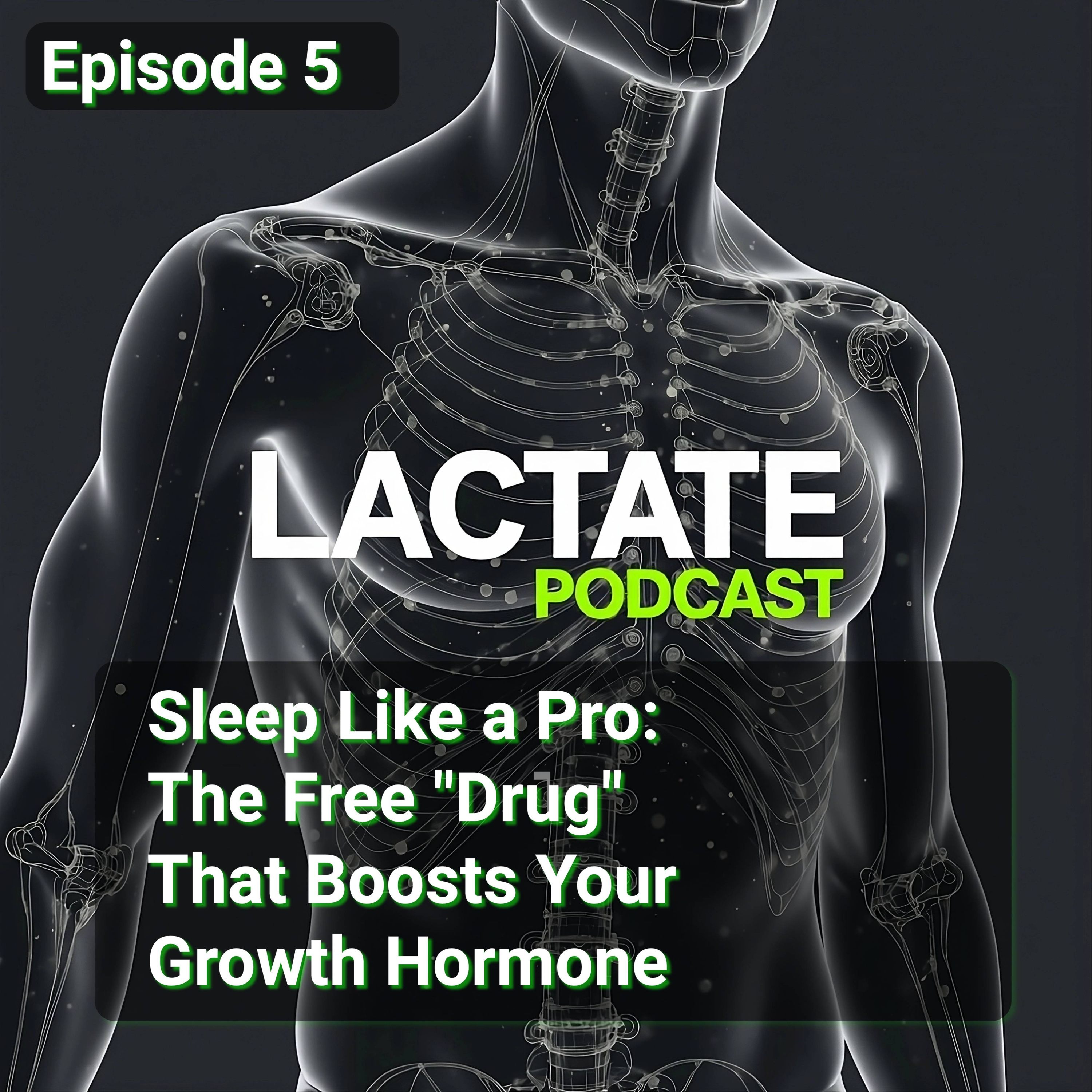 Episode 5 : Sleep Like a Pro: The Free "Drug" That Boosts Your Growth Hormone 🧬 episode artwork
