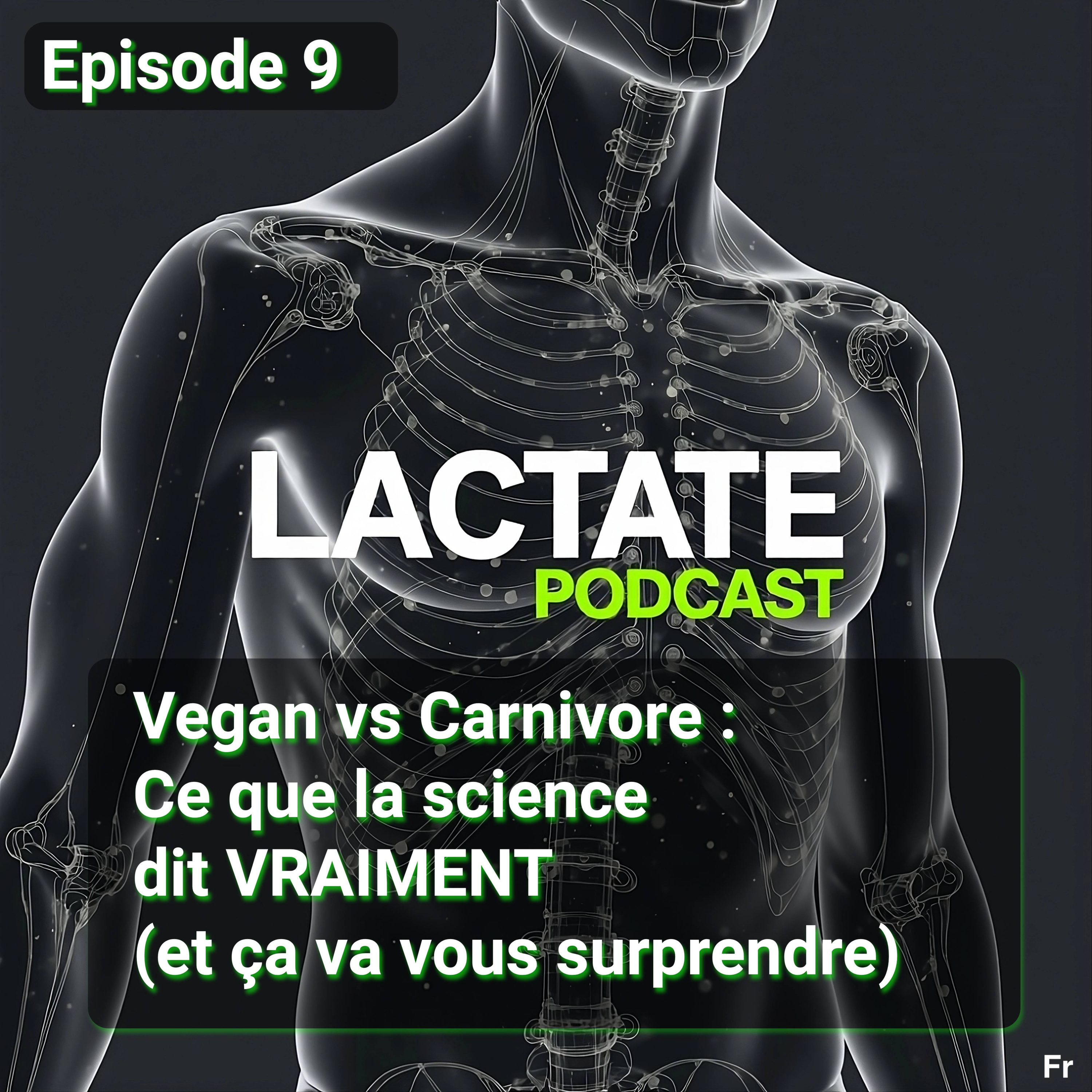 Épisode 9 : Vegan vs Carnivore : Ce que la science dit VRAIMENT (et ça va vous surprendre) 🌱 episode artwork