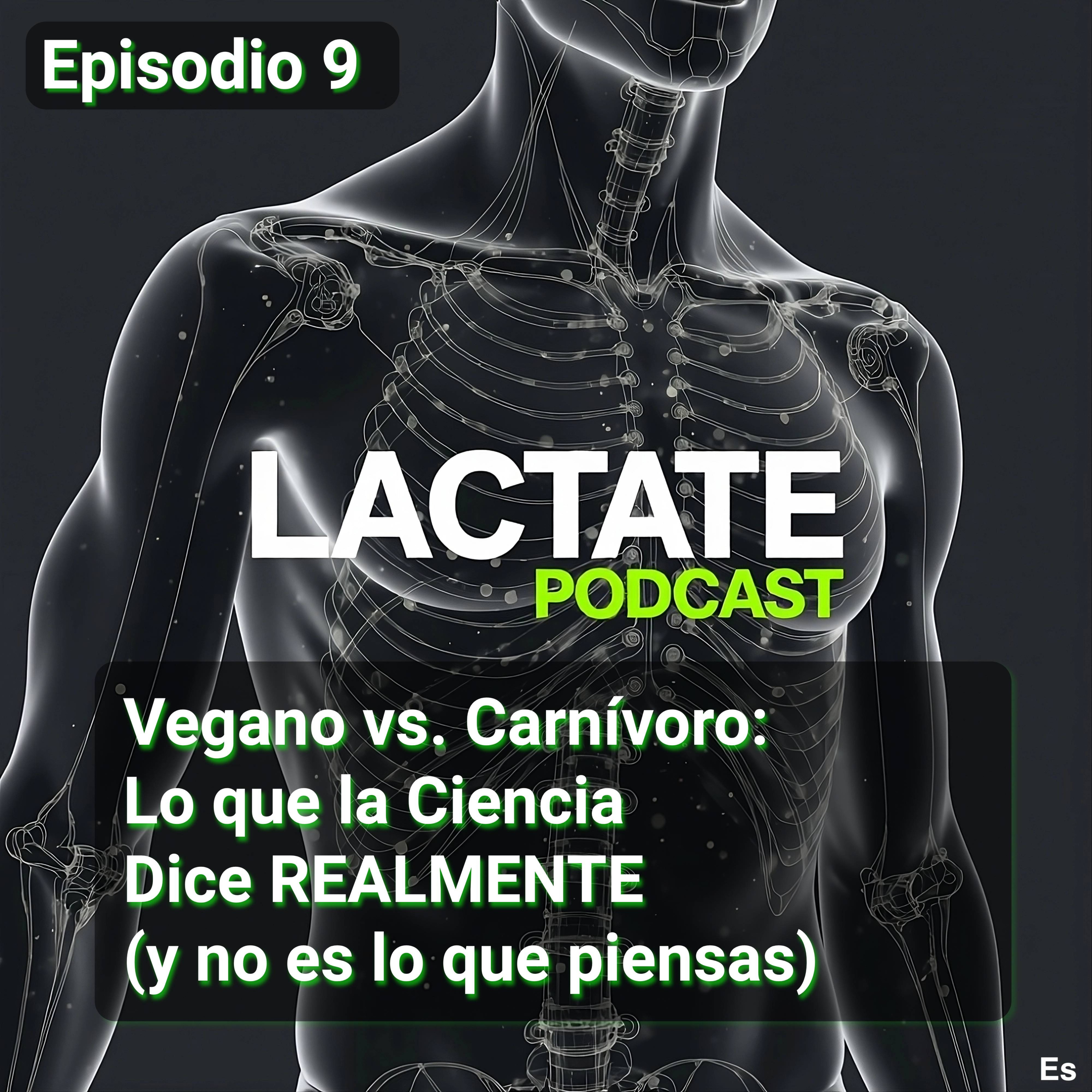 Episodio 9 : Vegano vs. Carnívoro: Lo que la Ciencia Dice REALMENTE (y no es lo que piensas) 🌱 episode artwork