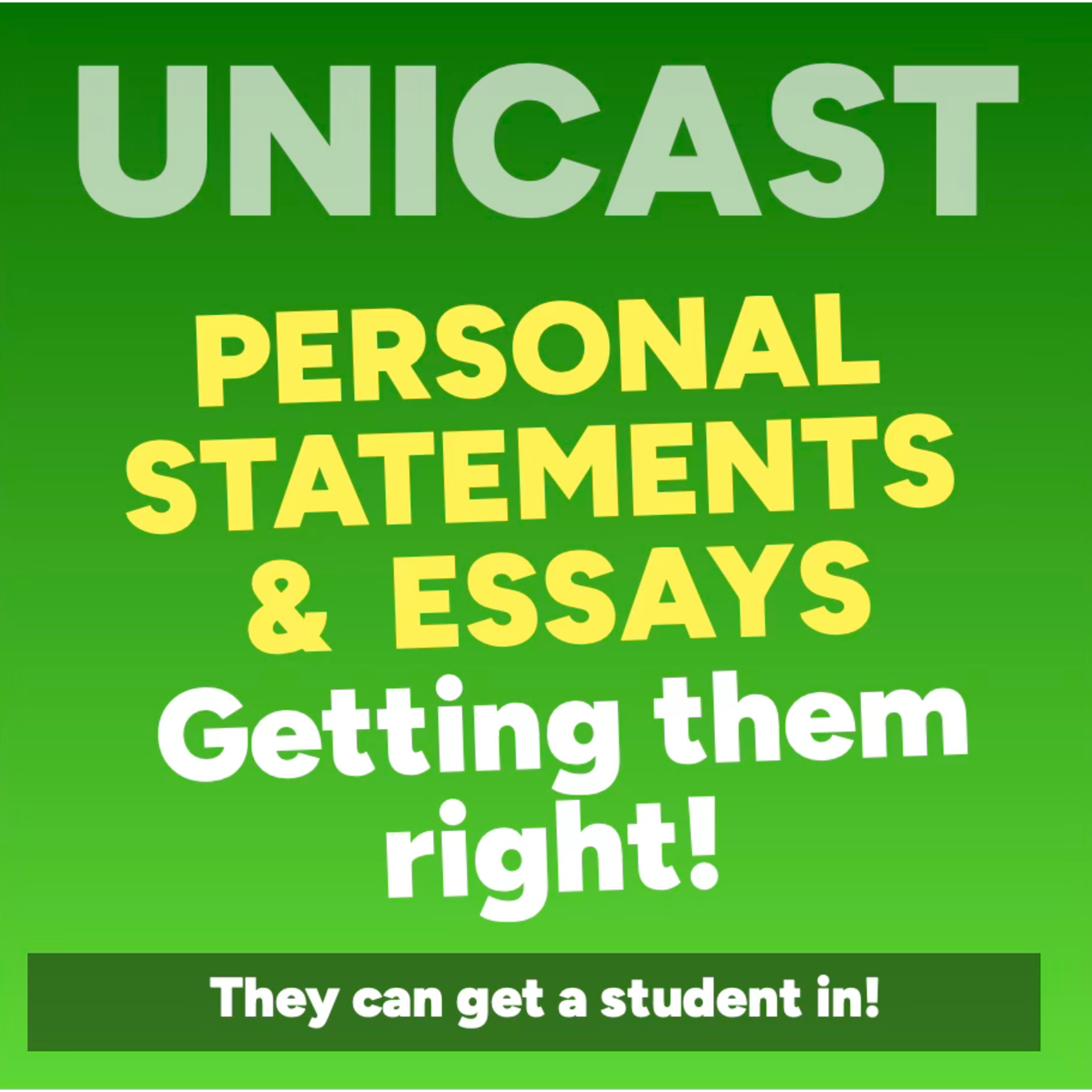 Personal Statement and Essay Writing episode artwork