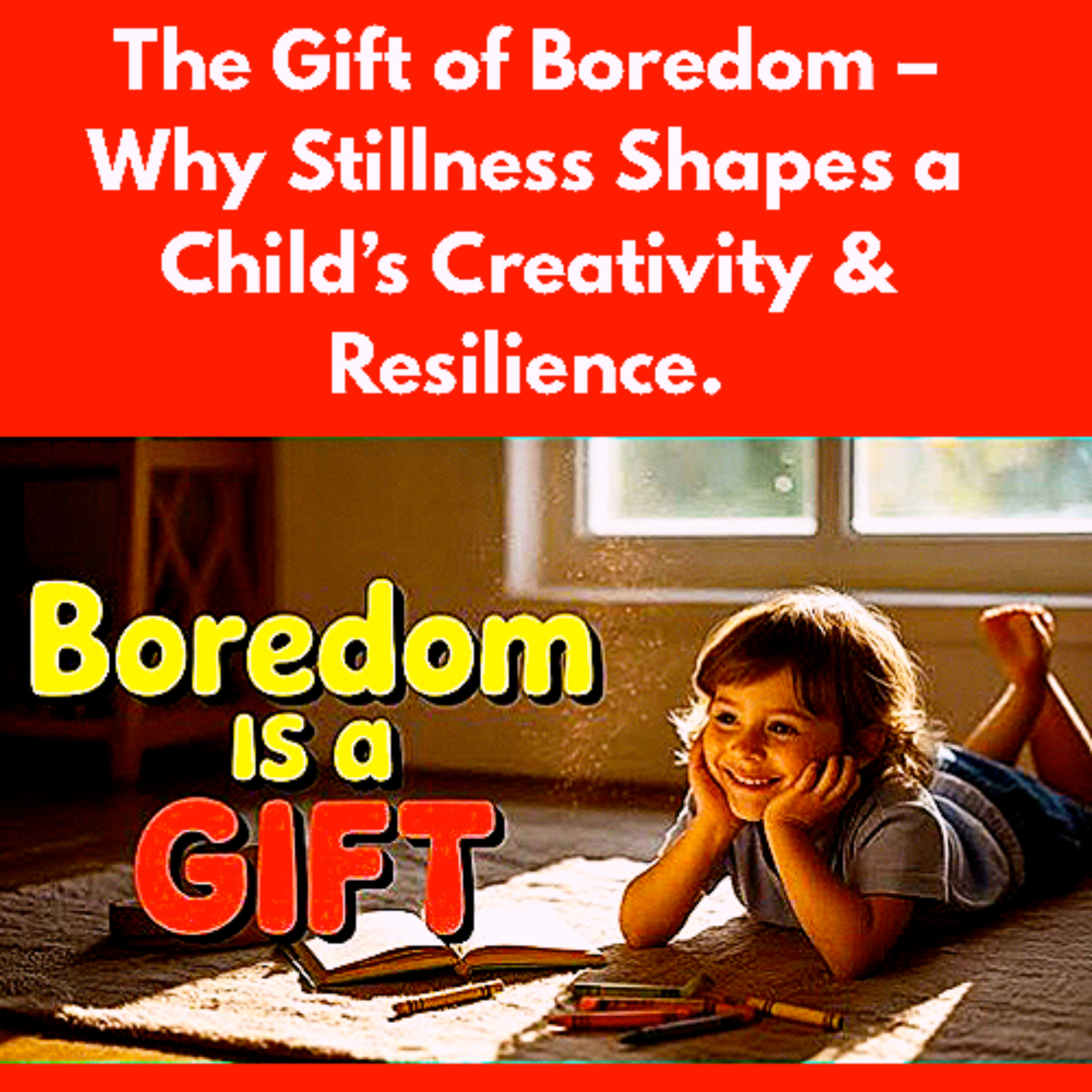 The Gift of Boredom – Why Stillness Shapes a Child’s Creativity & Resilience. episode artwork