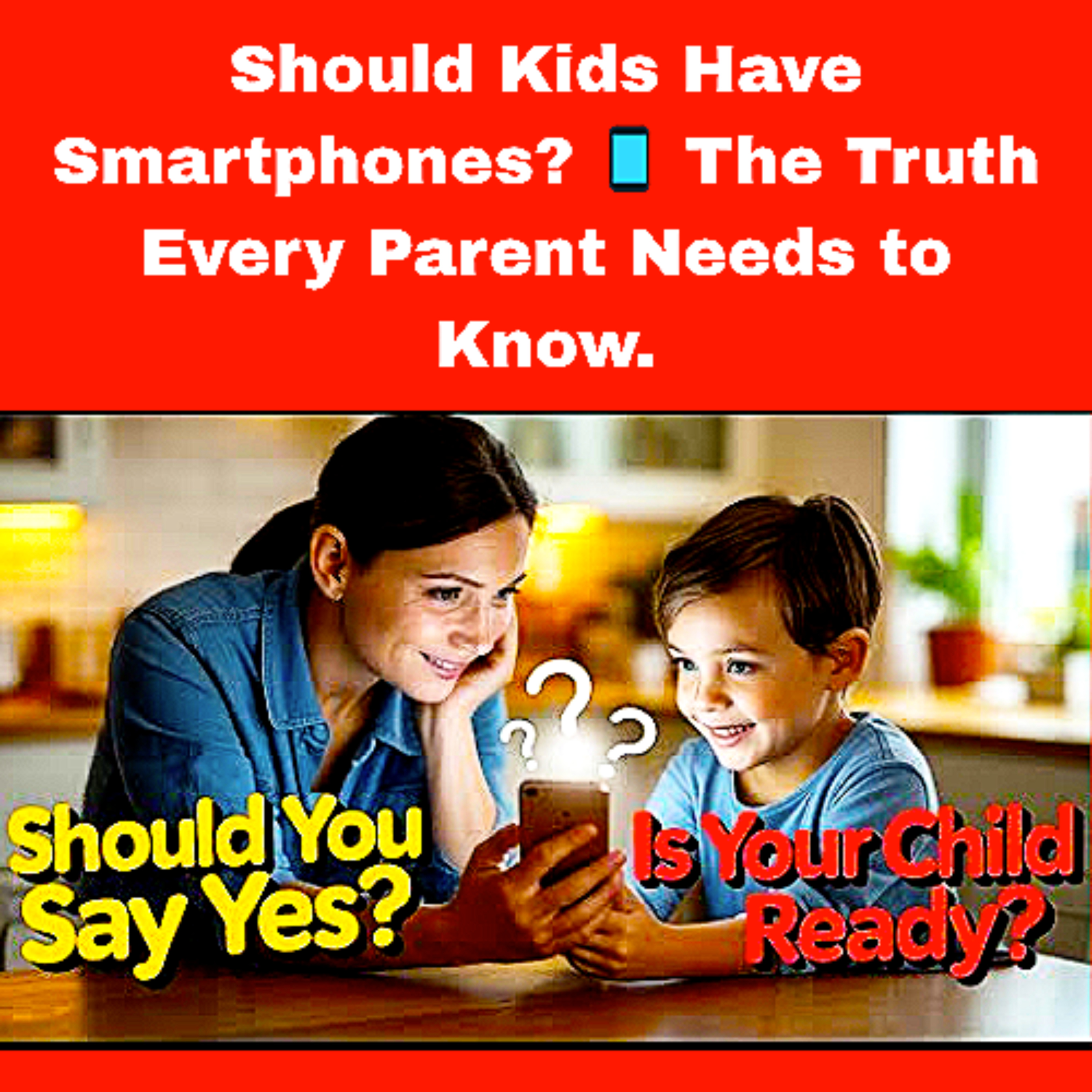 Should Kids Have Smartphones? 📱 The Truth Every Parent Needs to Know. episode artwork