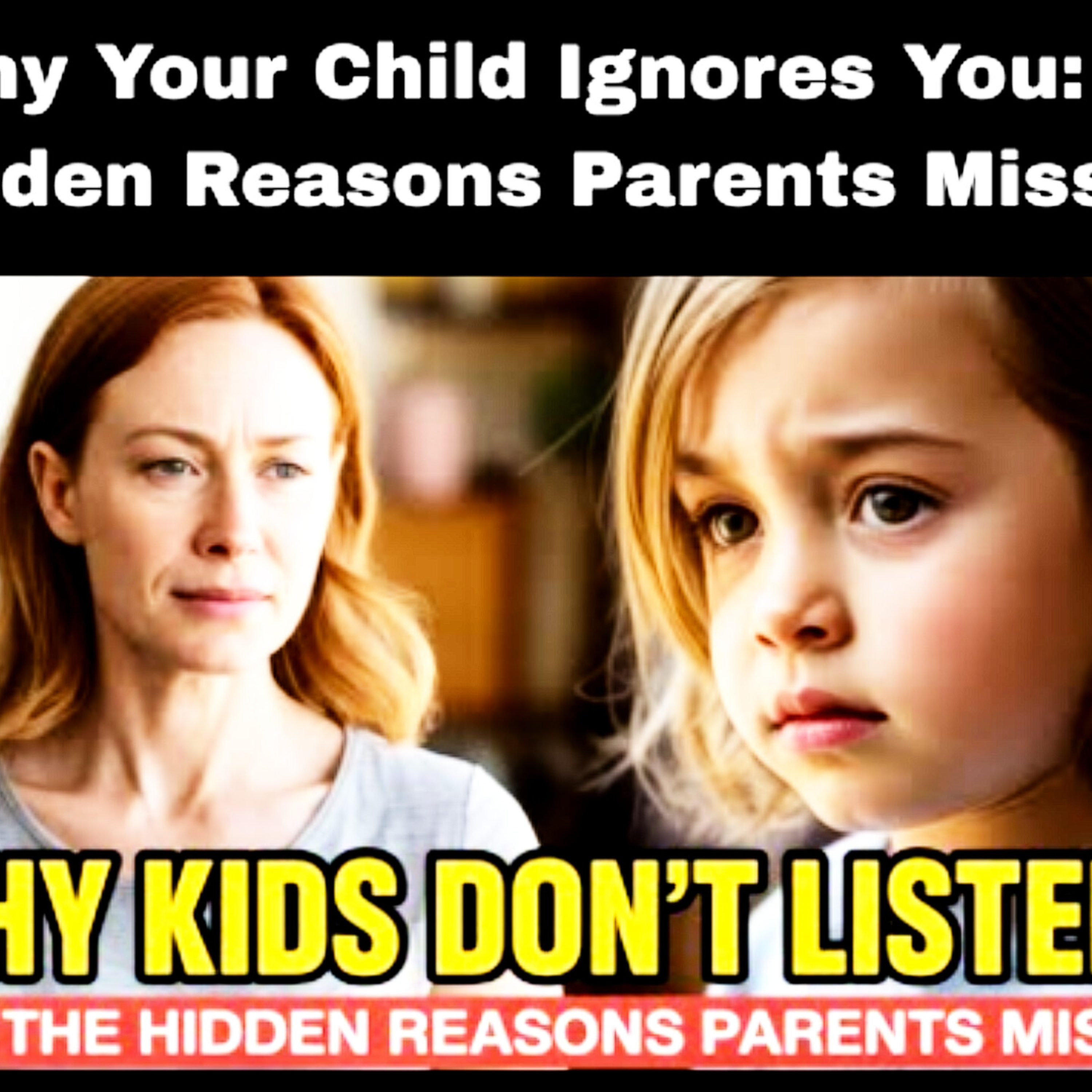 "Why Your Child Ignores You: 5 Hidden Reasons Parents Miss." Parenting Cycle.  episode artwork