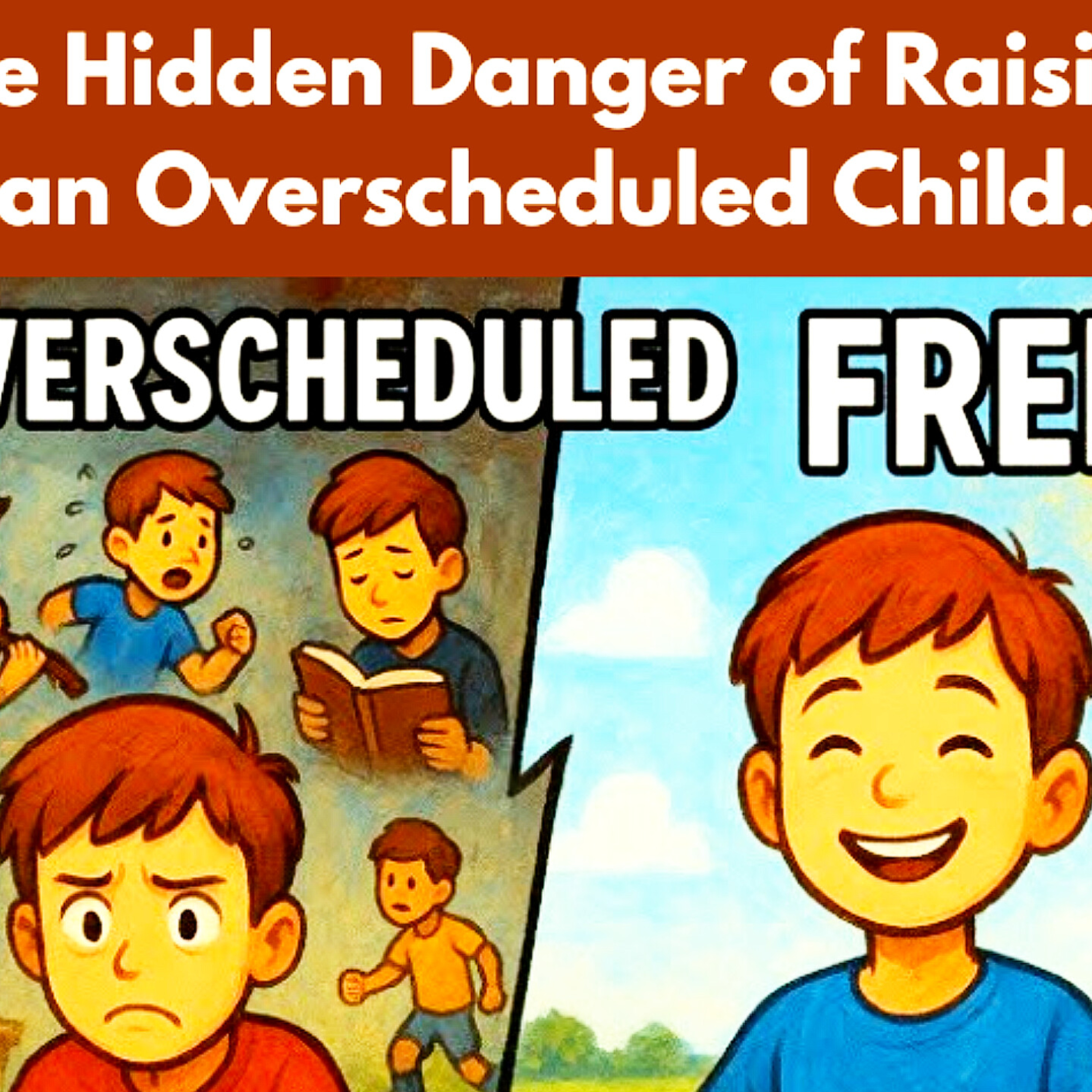 The Hidden Danger of Raising an Overscheduled Child. Parenting Cycle  episode artwork