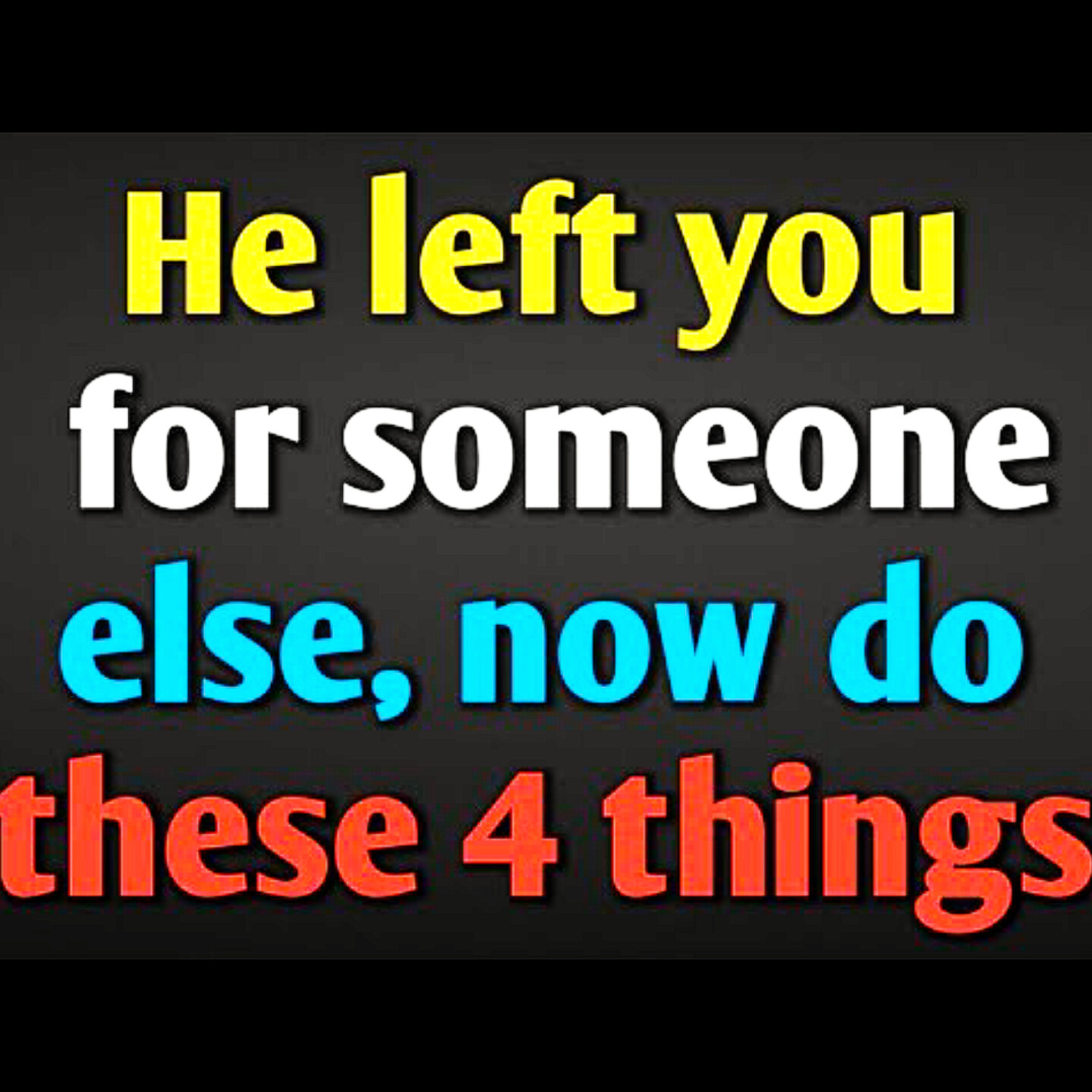 💔 He Left You for Someone Else? Here's What to Do Next (4 Powerful Steps). Relationships Cycle  episode artwork