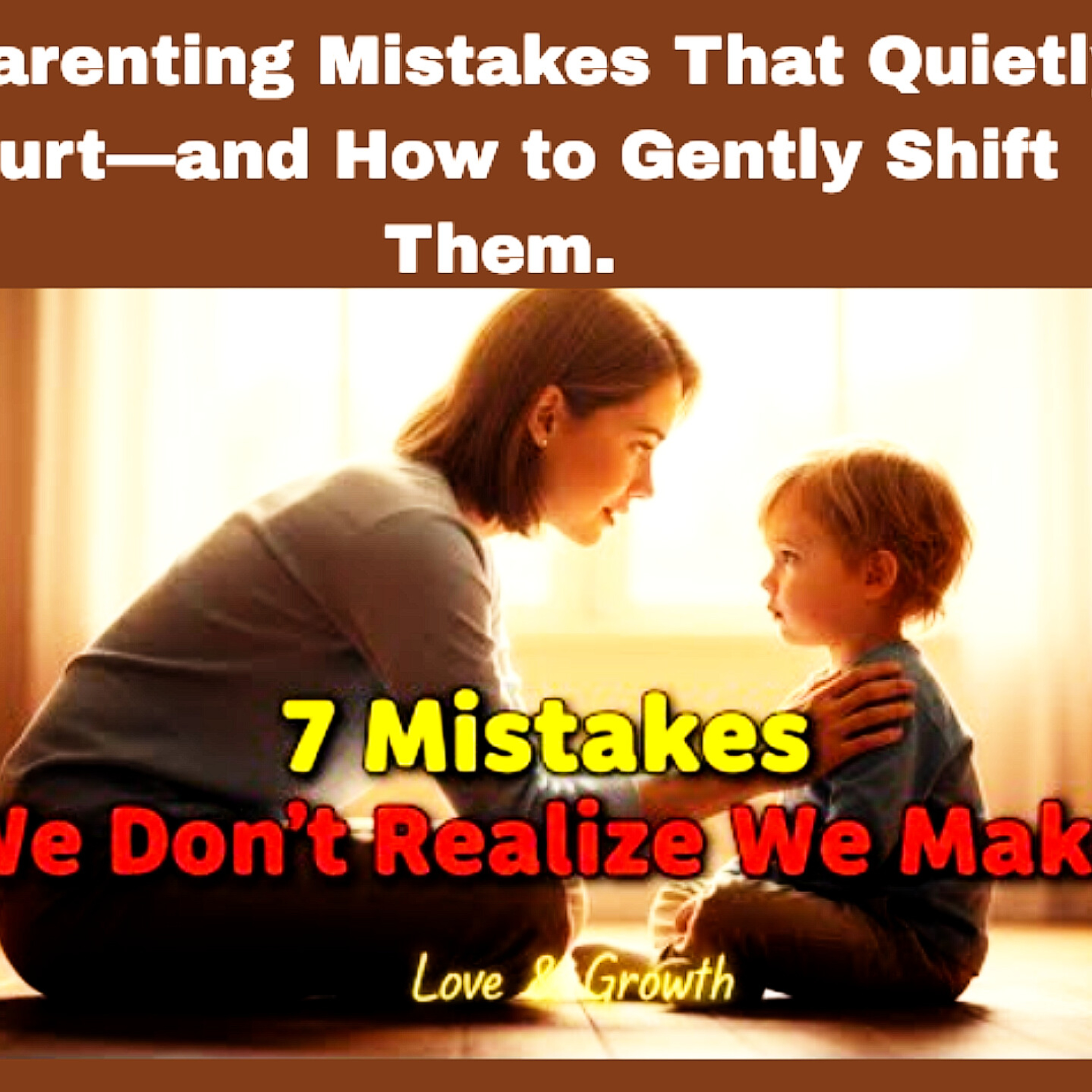 7 Parenting Mistakes That Quietly Hurt—and How to Gently Shift Them. Parenting Cycle.  episode artwork